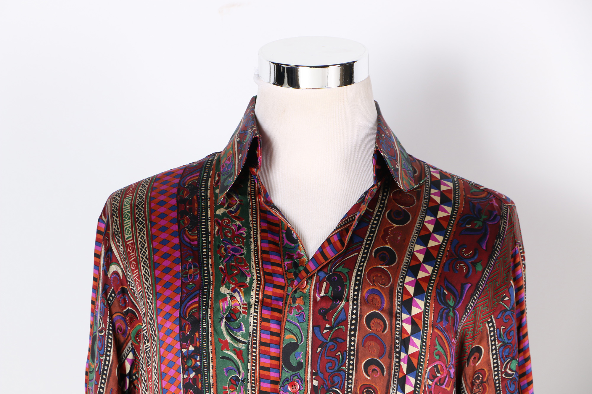 Men's Versace Silk Casual Shirt