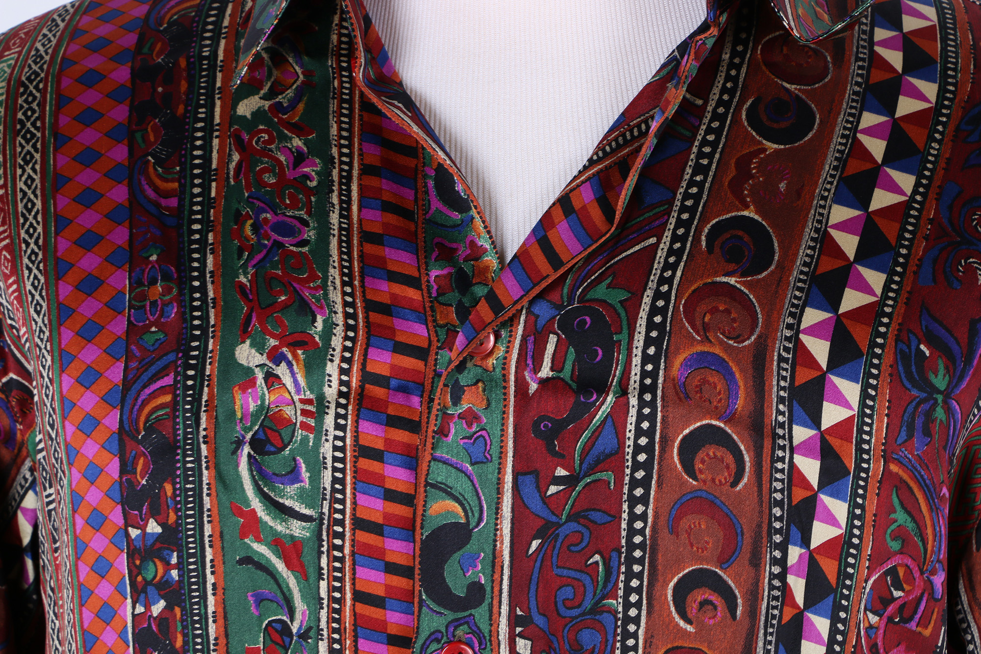 Men's Versace Silk Casual Shirt