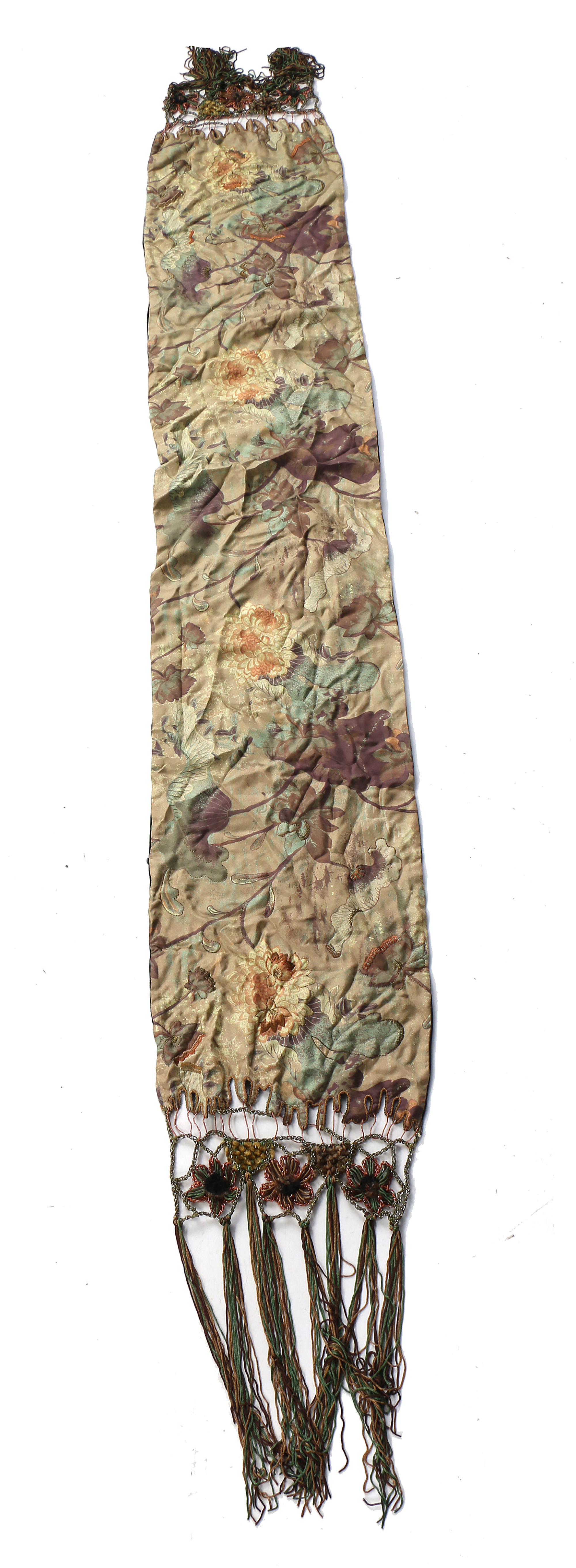 Silk Fringe Scarves Including Pazuki