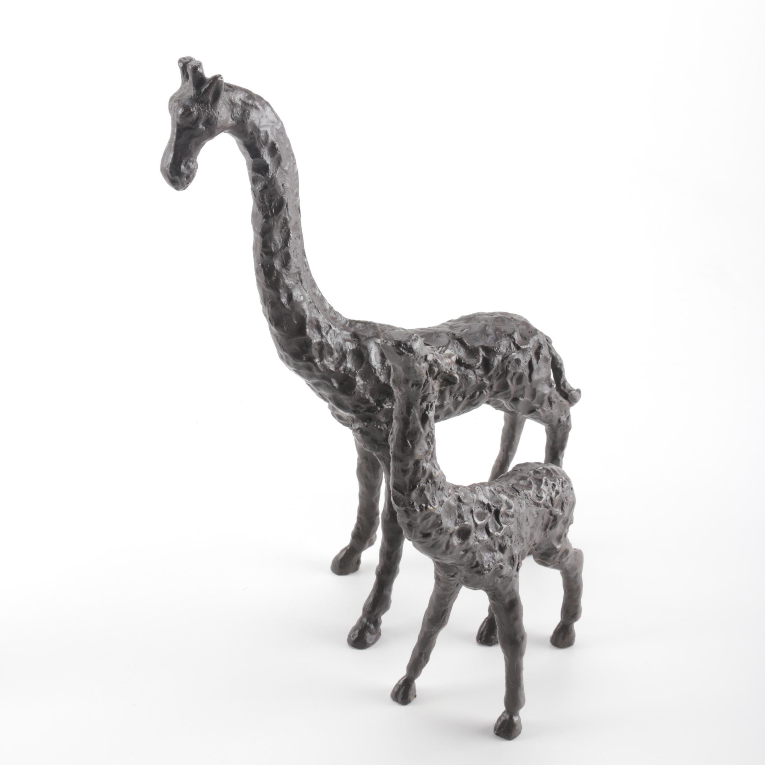Pair of Giraffe Figurines