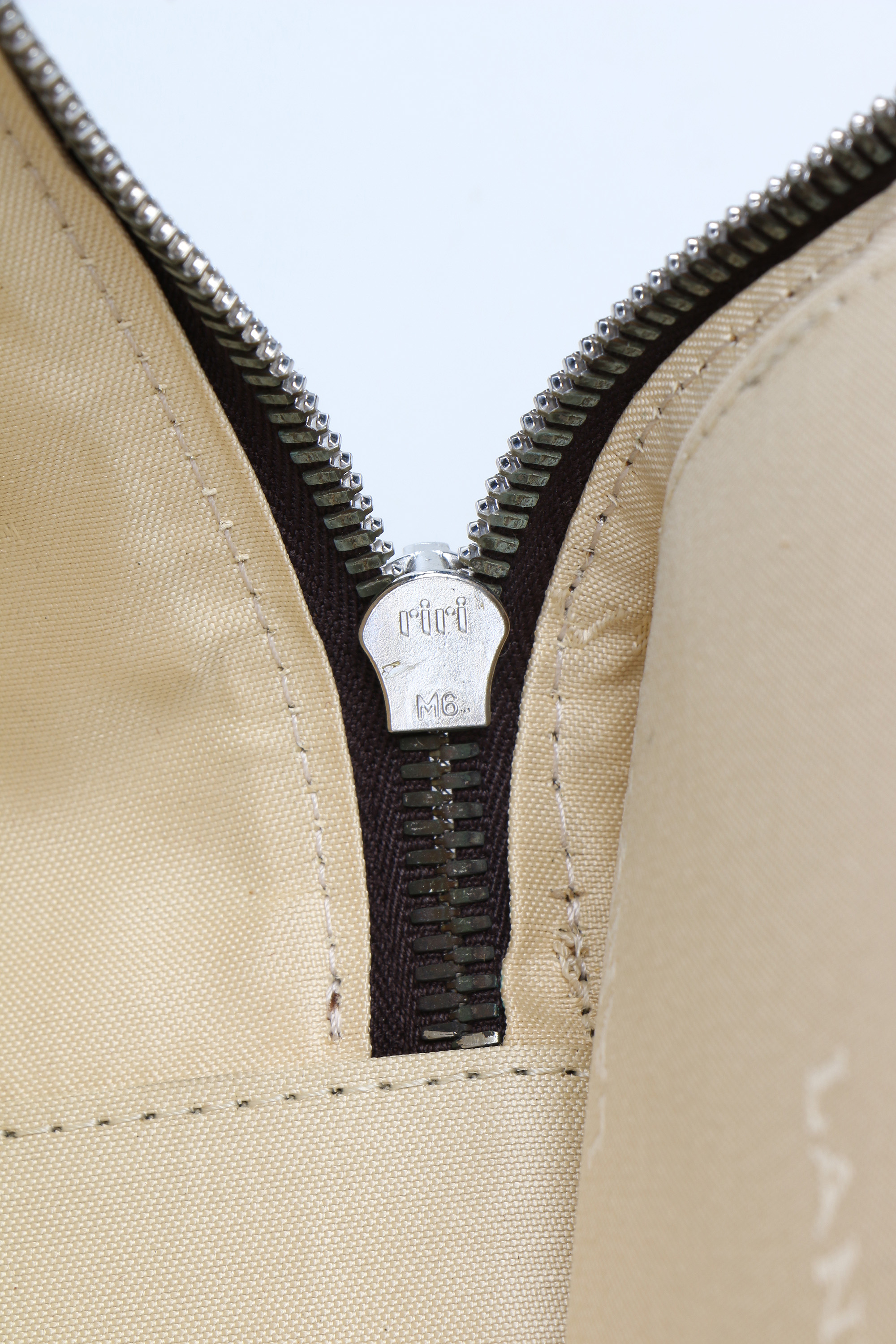 Lanvin Paris Sac Montero Woven and Leather Handbag