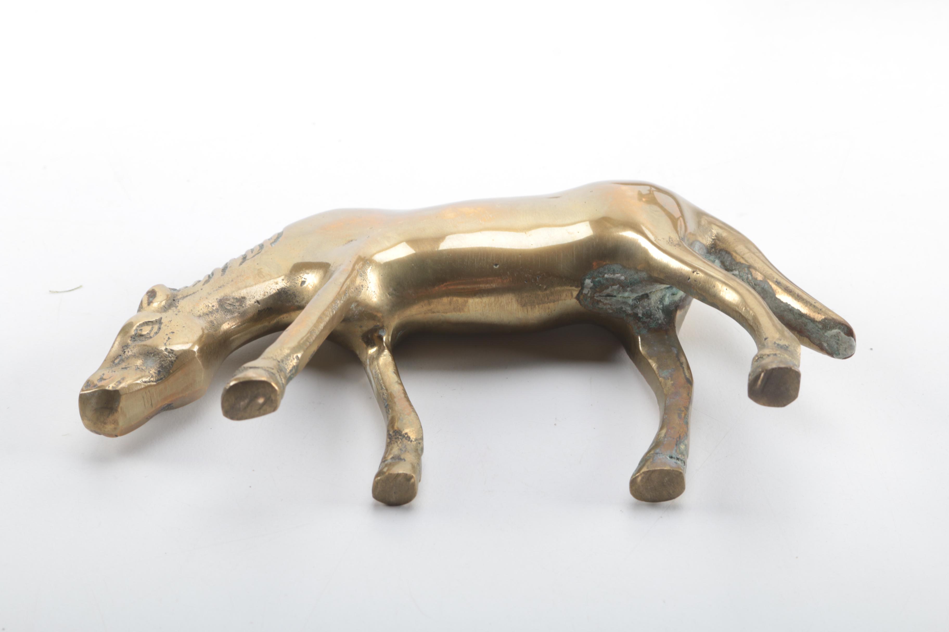 Collection of Brass Horses