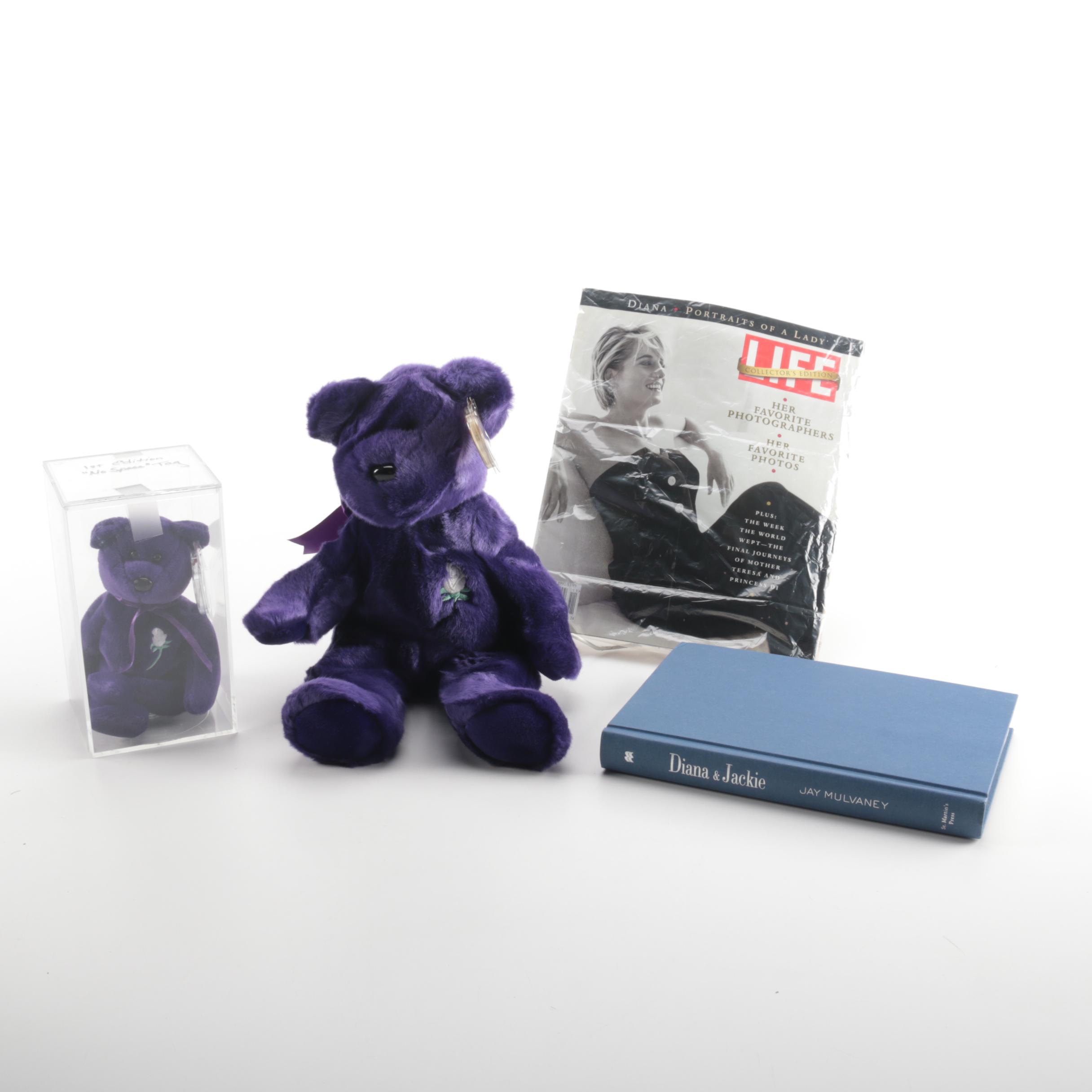 Princess Diana Memorabilia Including Ty Beanie Babies