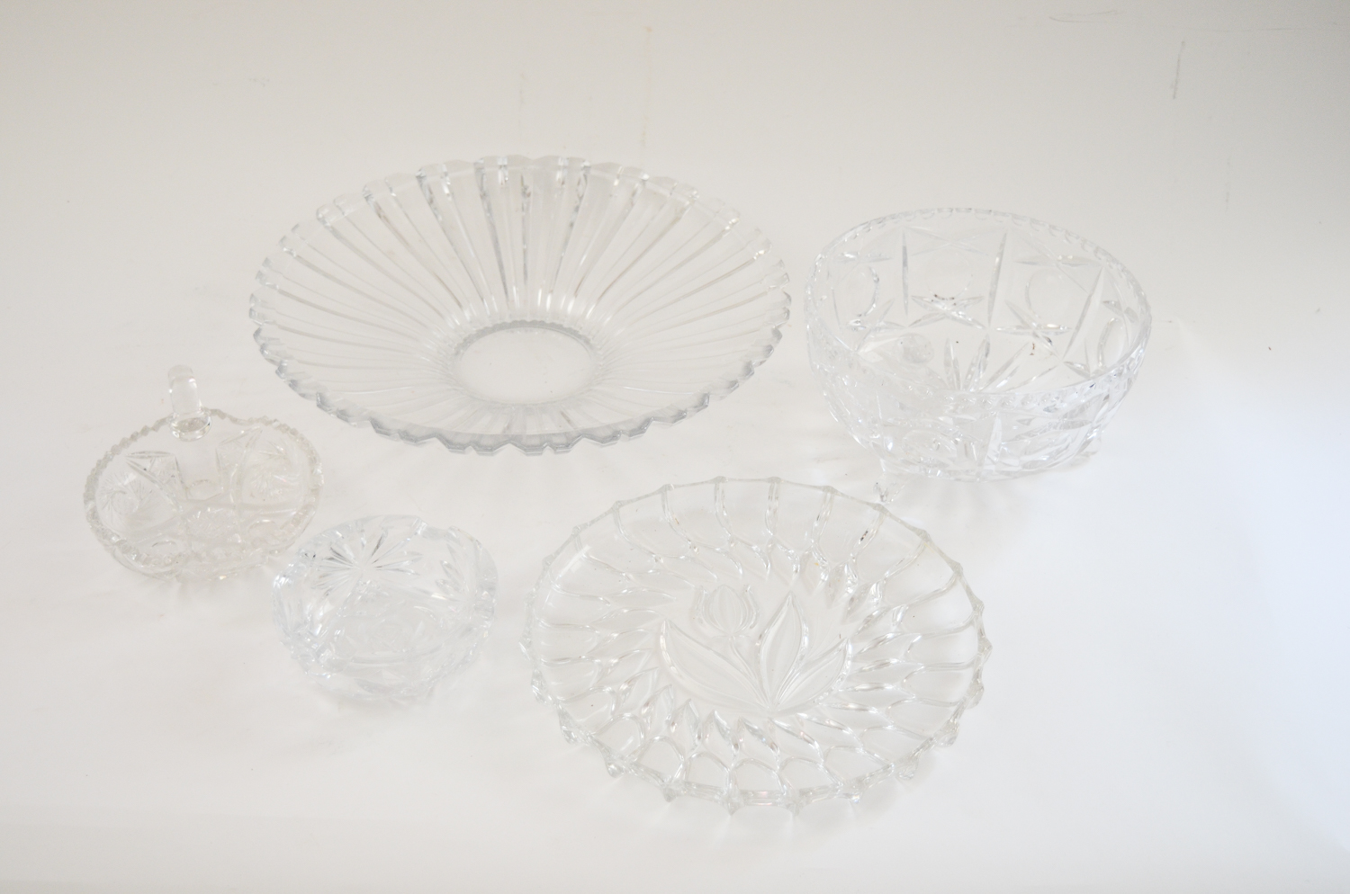 Collection of Crystal Serveware