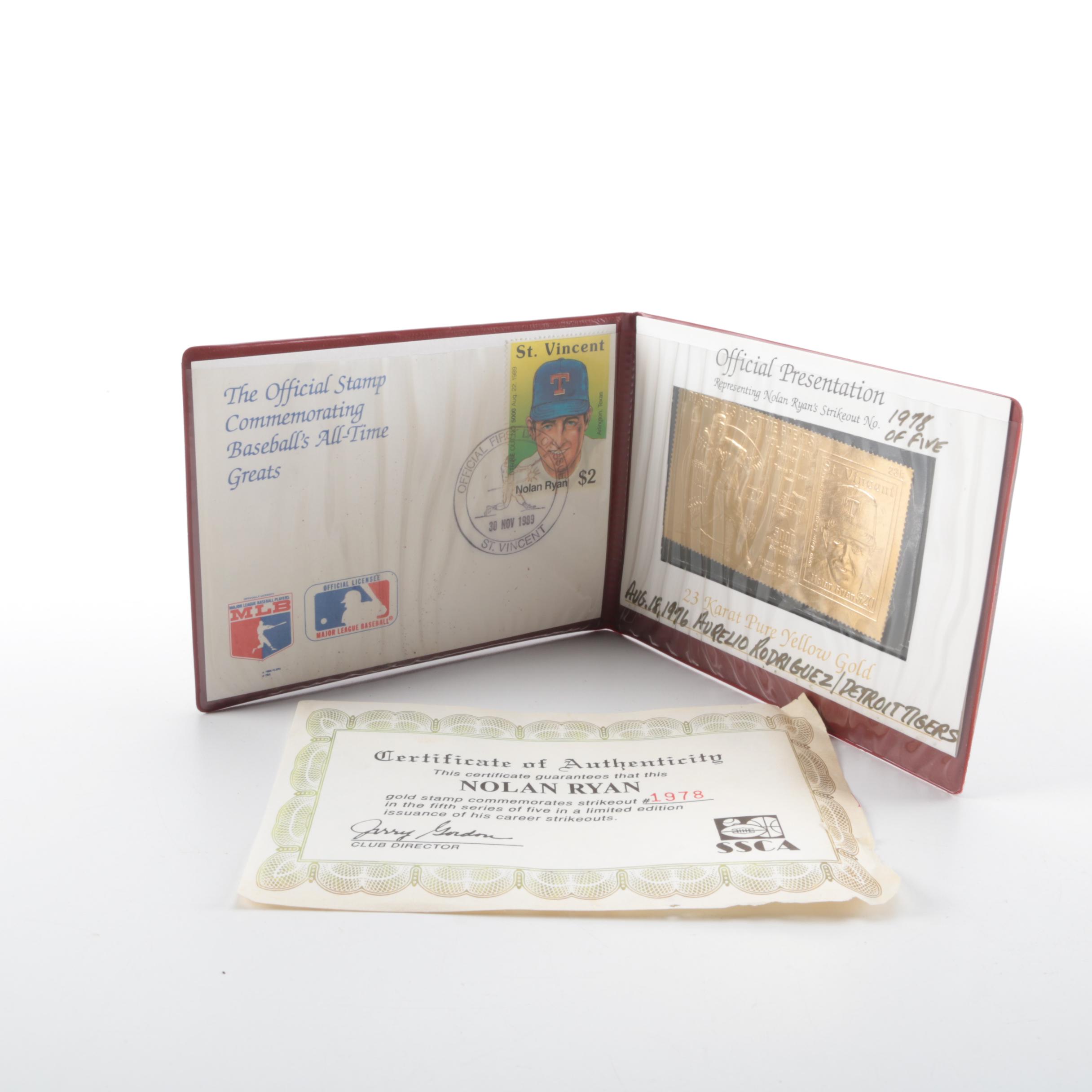 Nolan Ryan Gold Stamp