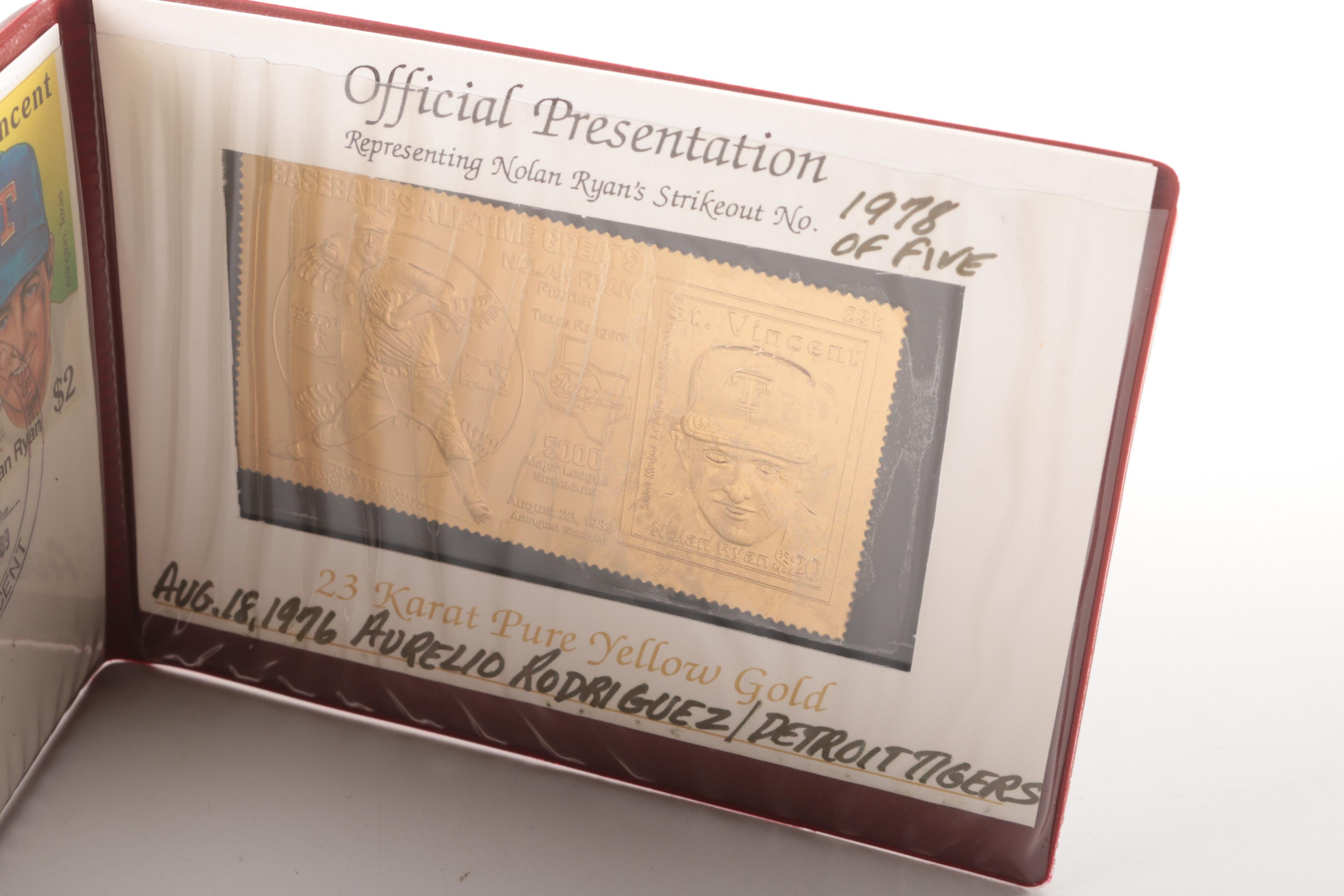 Nolan Ryan Gold Stamp