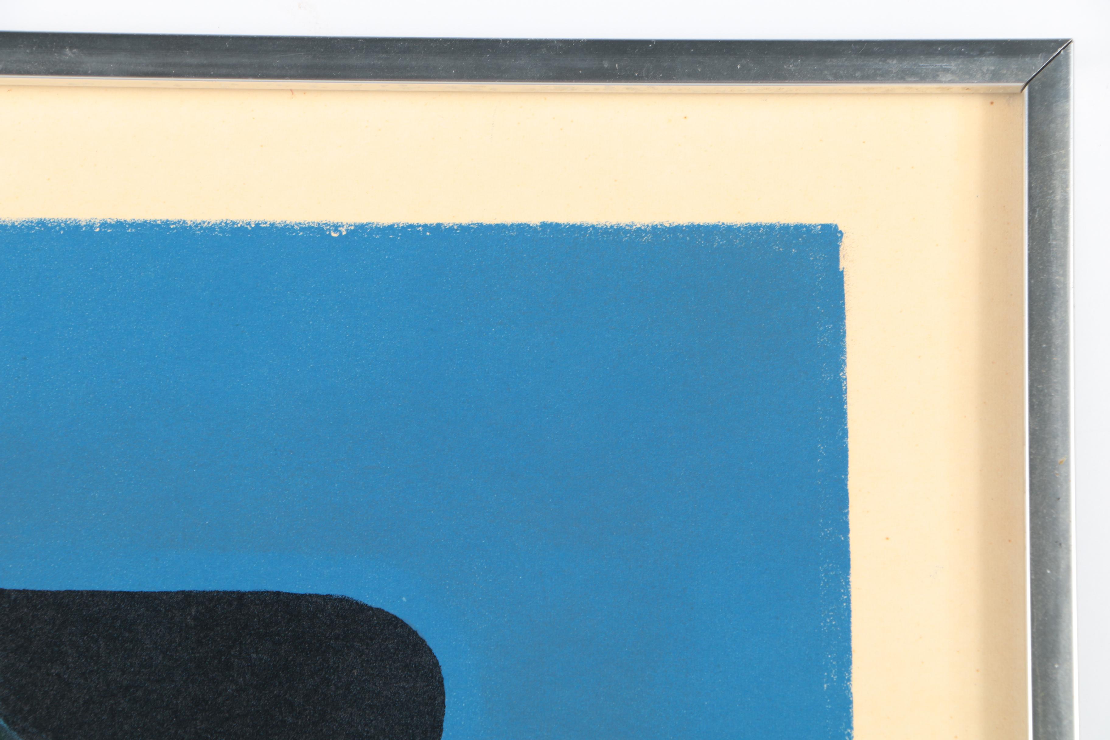 Galerie Beyeler 1967 Lithograph Poster After Pablo Picasso's "Seated Woman With Wrist Watch"