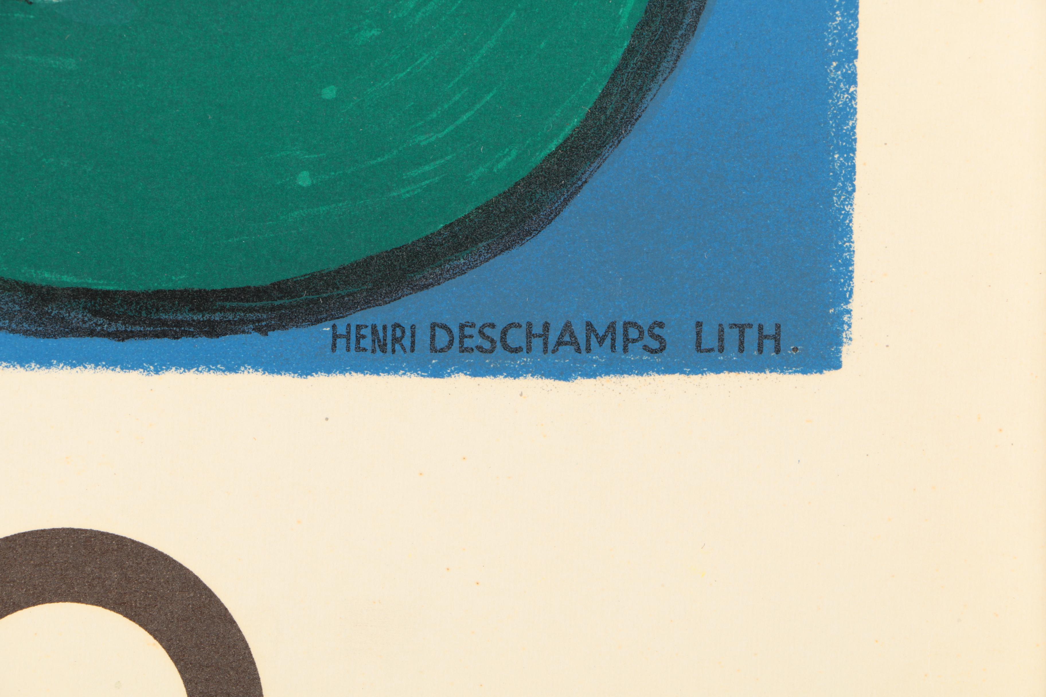 Galerie Beyeler 1967 Lithograph Poster After Pablo Picasso's "Seated Woman With Wrist Watch"