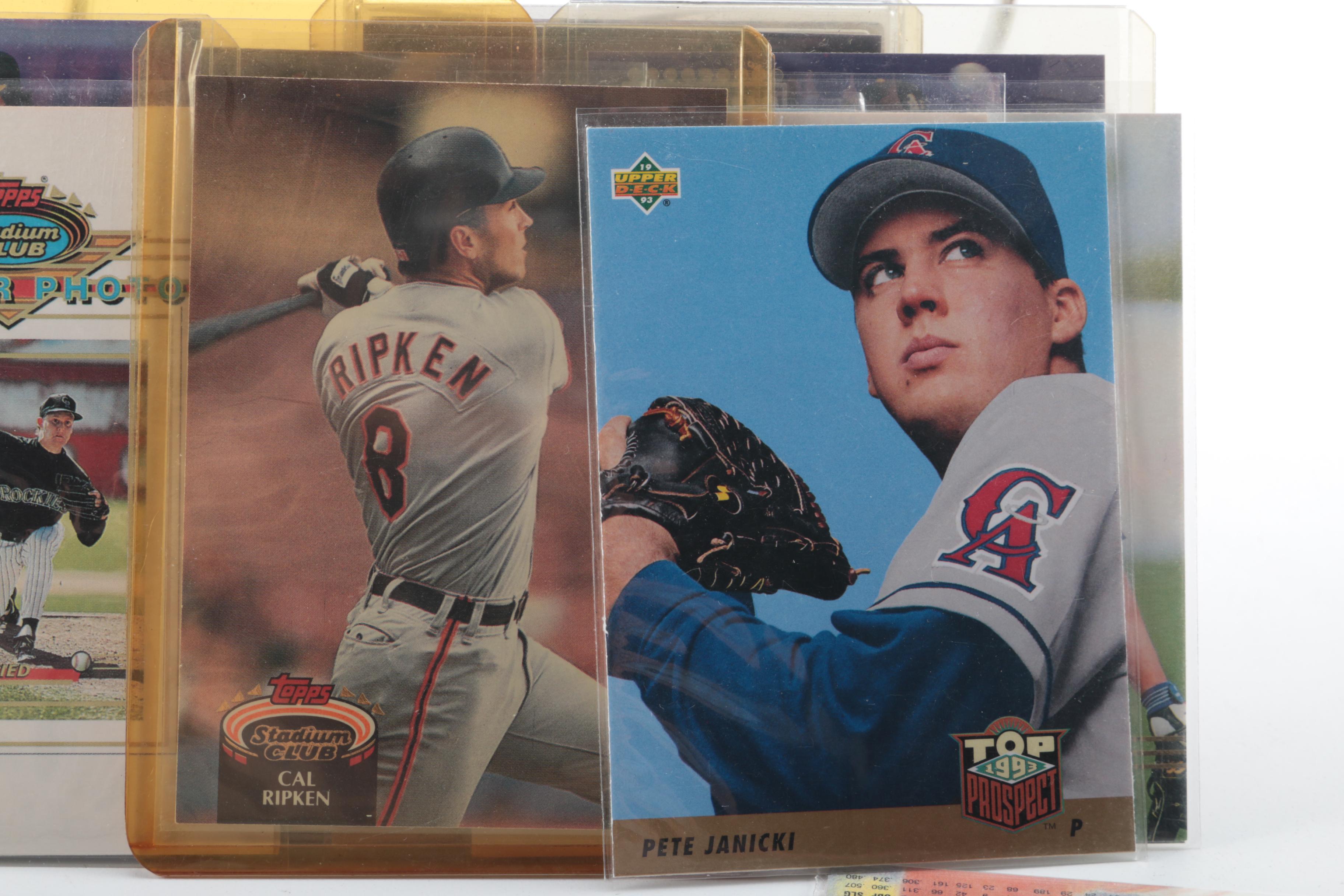 Collection of 1990s Baseball Cards