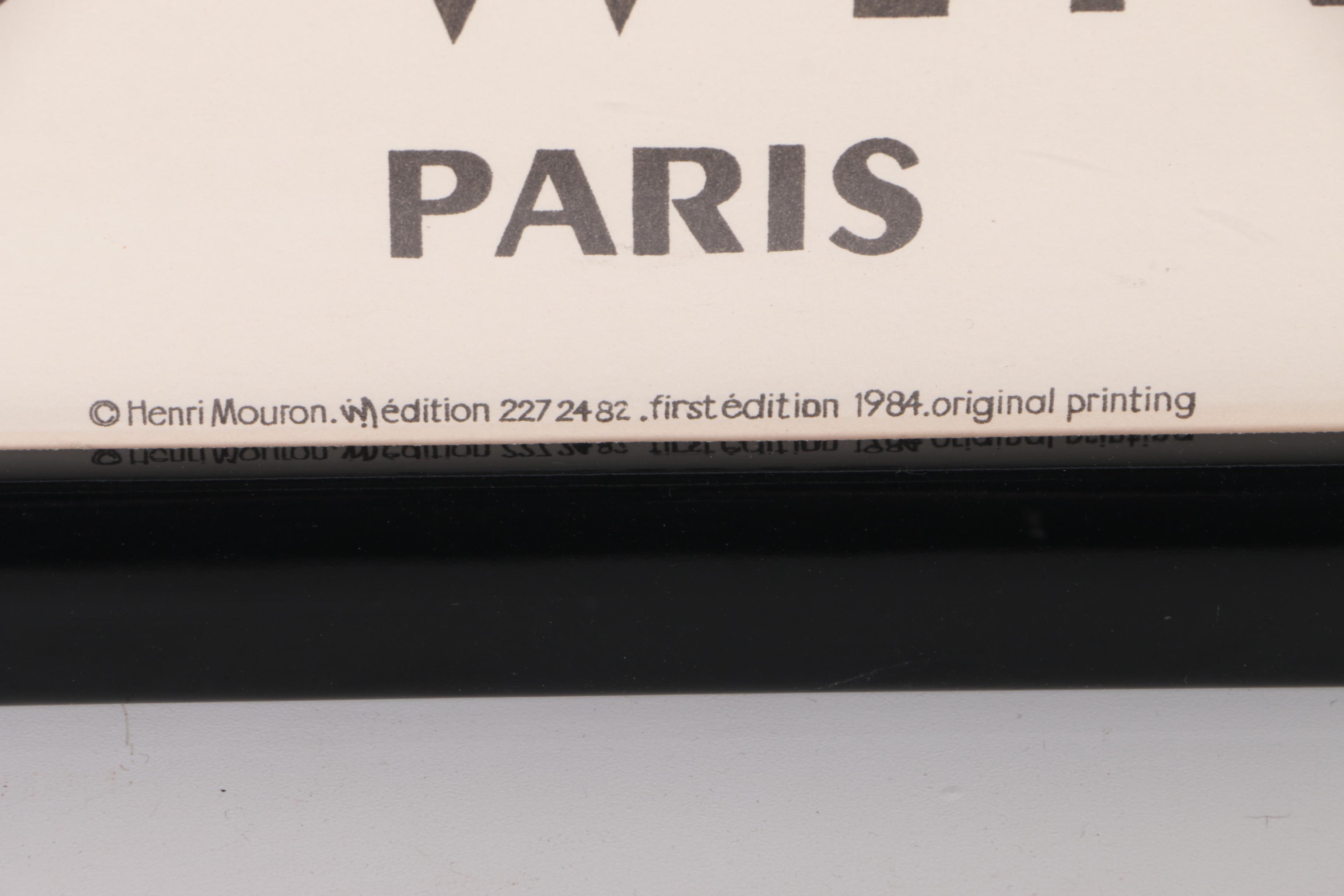 Chromolithograph Poster Featuring A.M. Cassandre "Willi's Wine Bar"