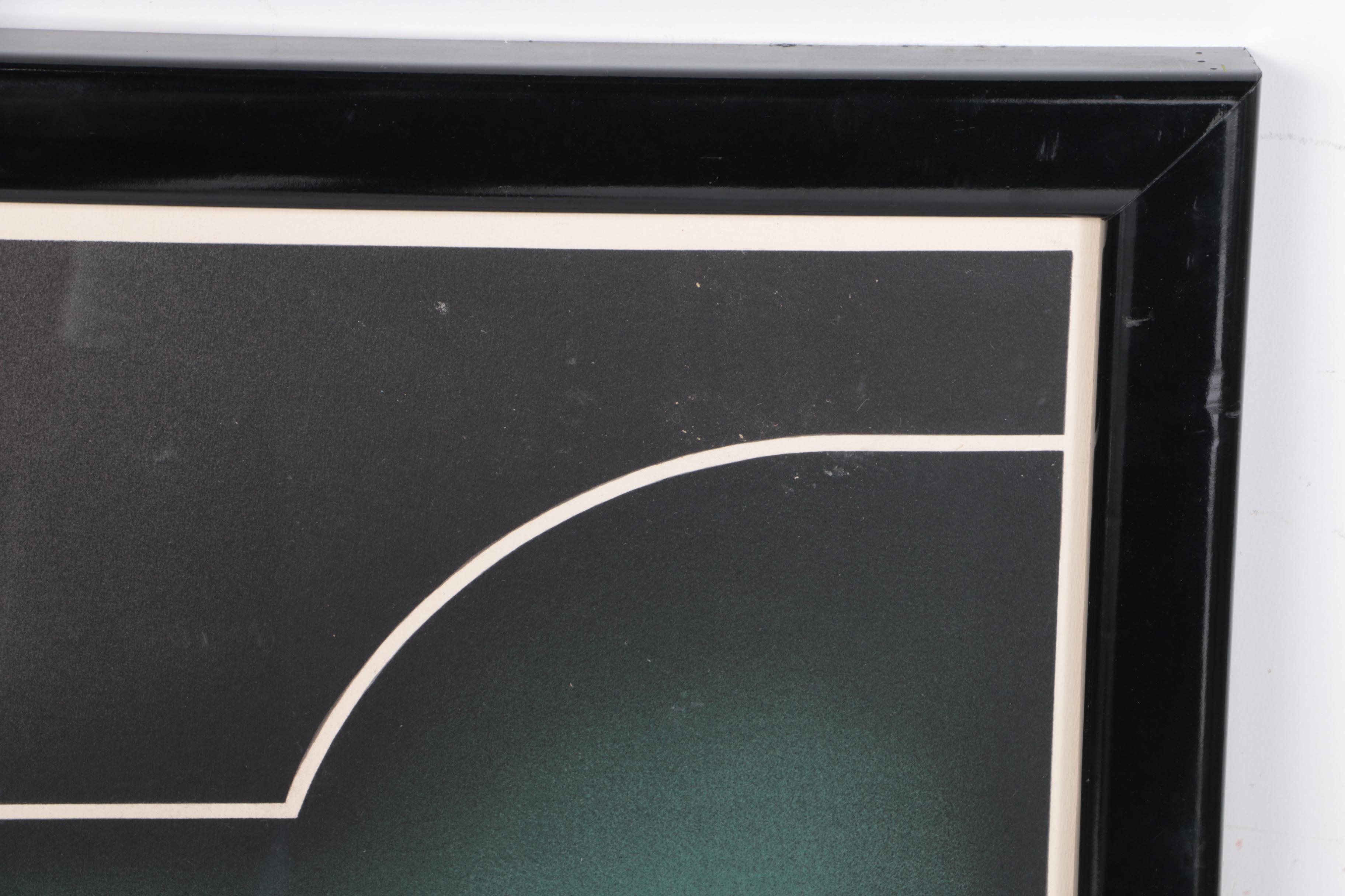 Chromolithograph Poster Featuring A.M. Cassandre "Willi's Wine Bar"