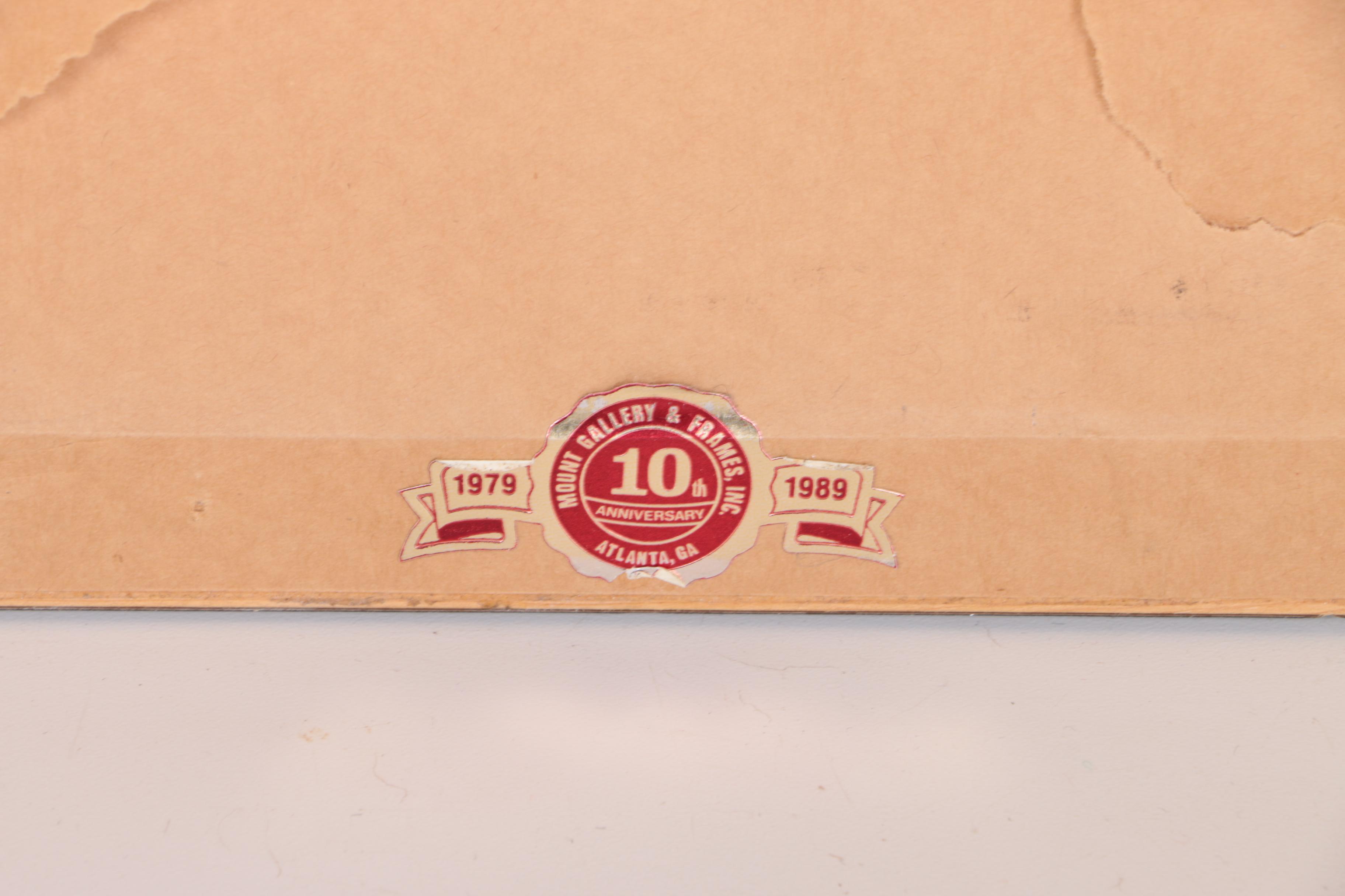 Chromolithograph Poster Featuring A.M. Cassandre "Willi's Wine Bar"