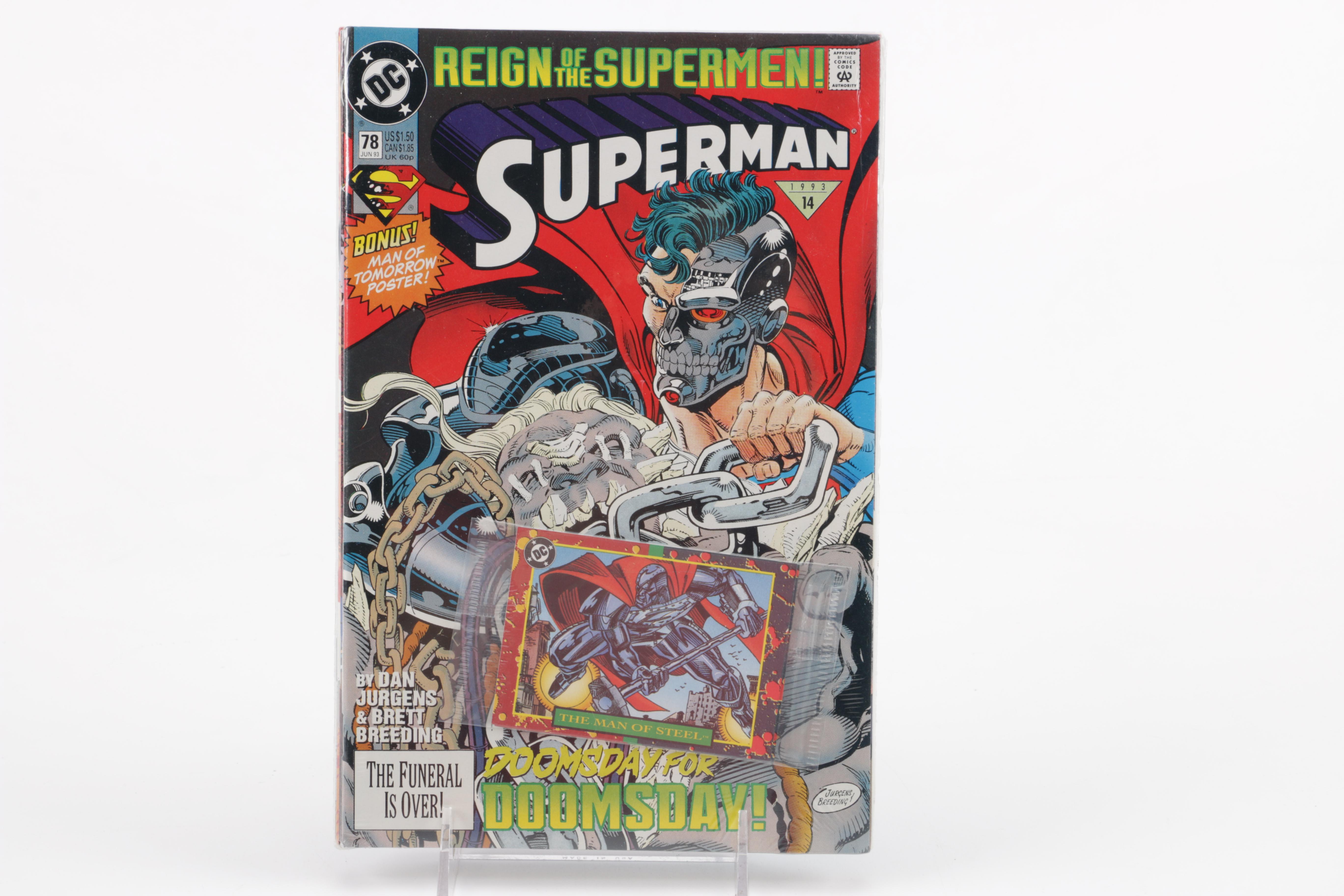 1990s "Superman" and "Warlock and the Infinity Watch" Collector's Sets