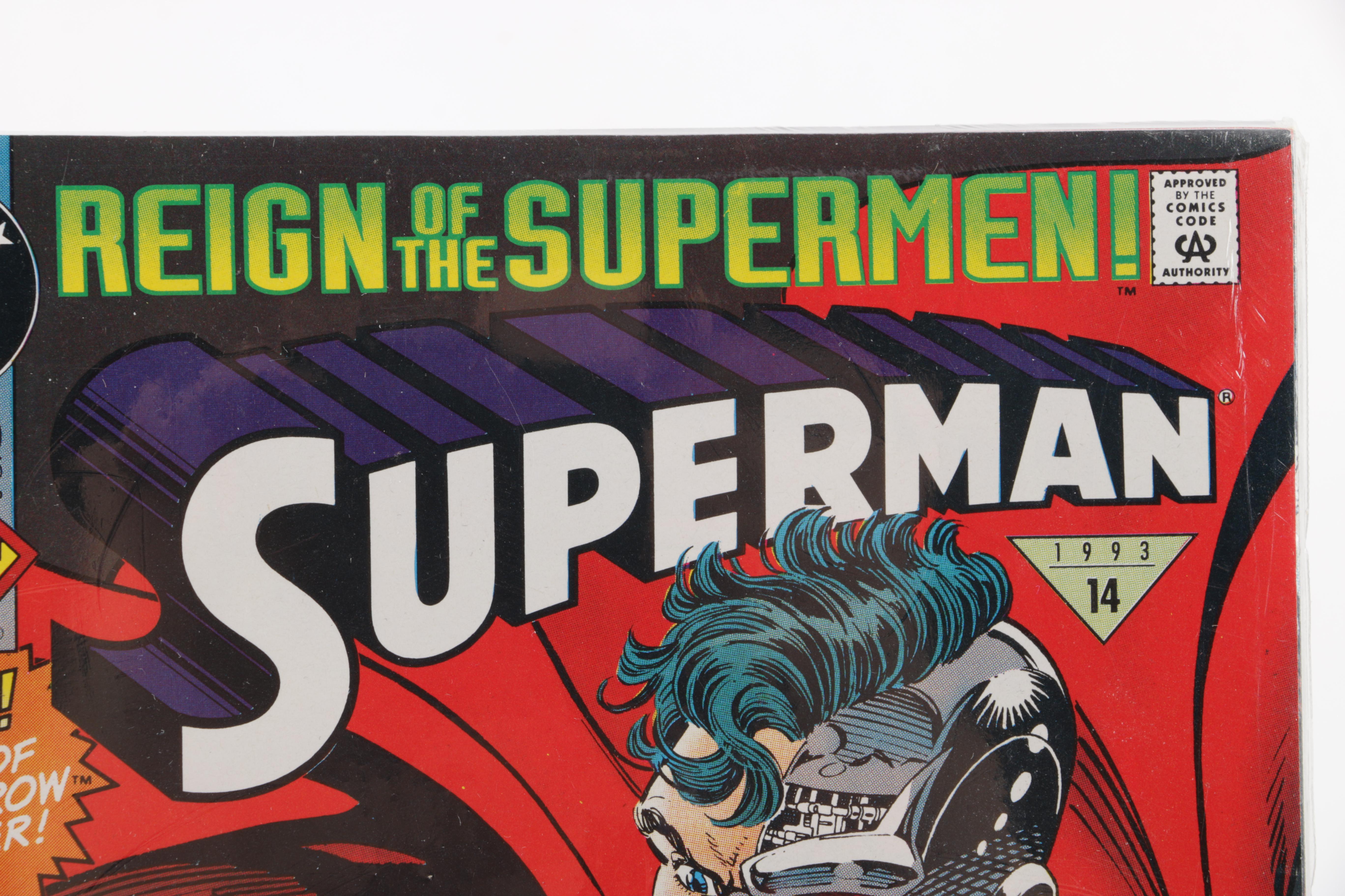 1990s "Superman" and "Warlock and the Infinity Watch" Collector's Sets