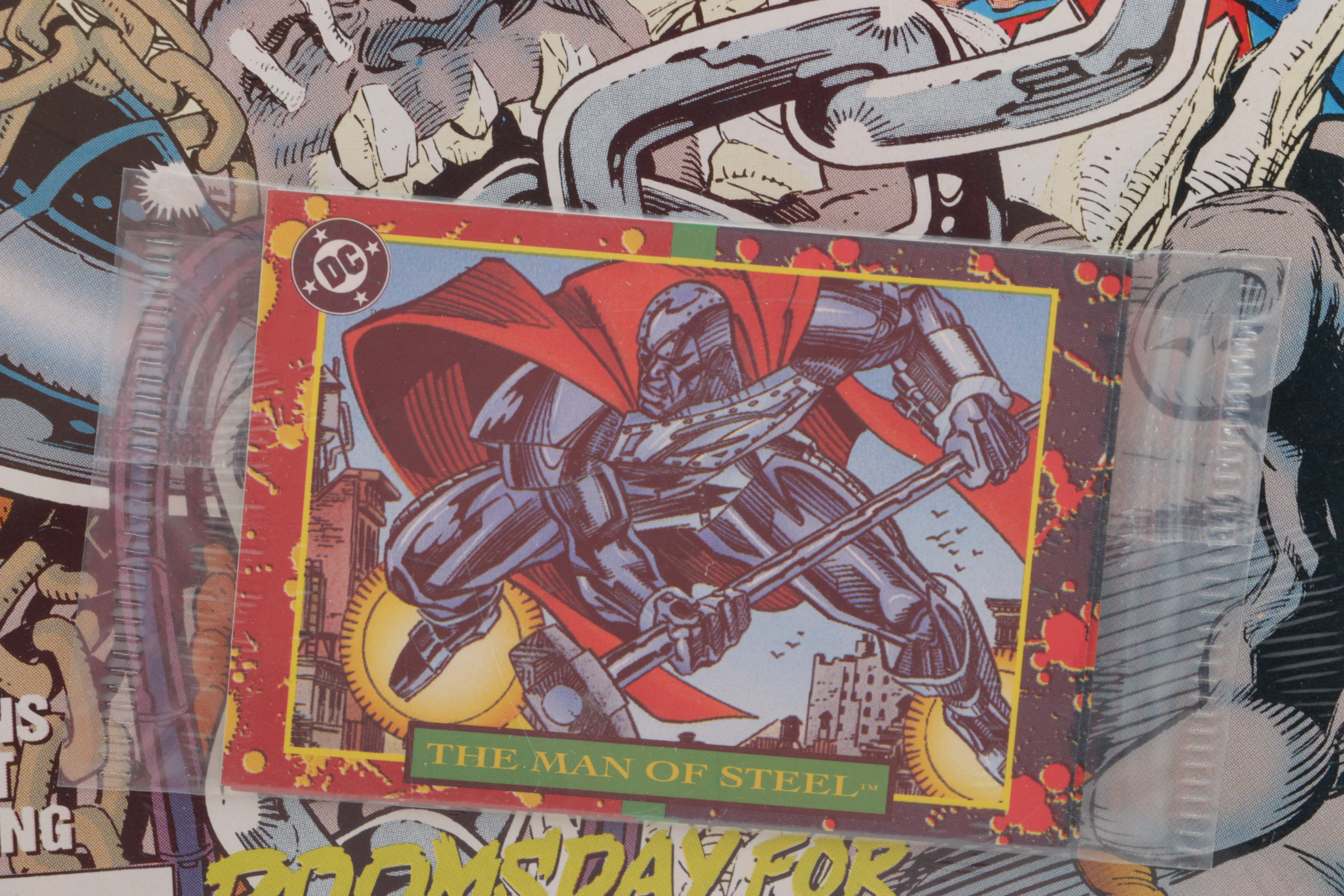 1990s "Superman" and "Warlock and the Infinity Watch" Collector's Sets