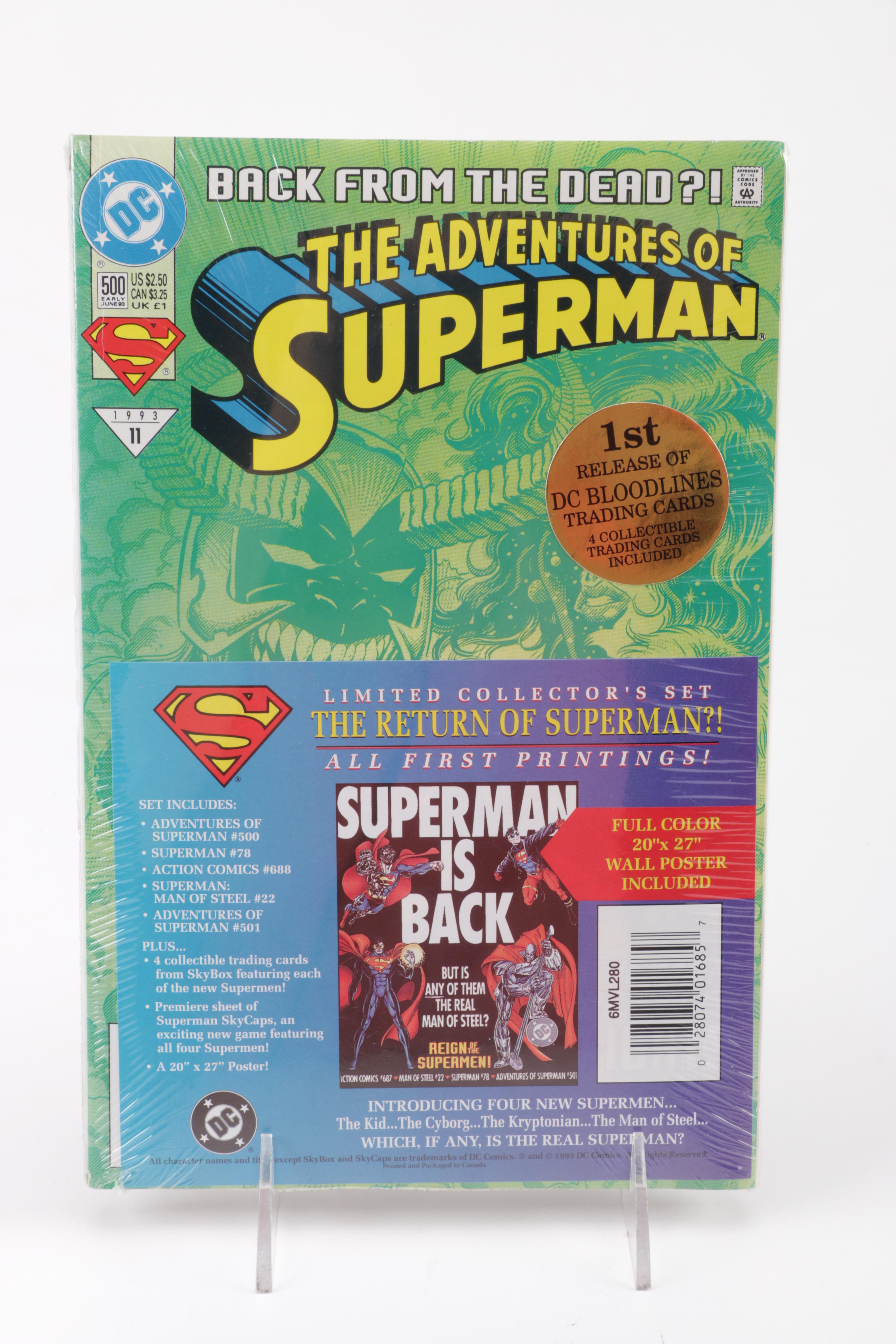 1990s "Superman" and "Warlock and the Infinity Watch" Collector's Sets