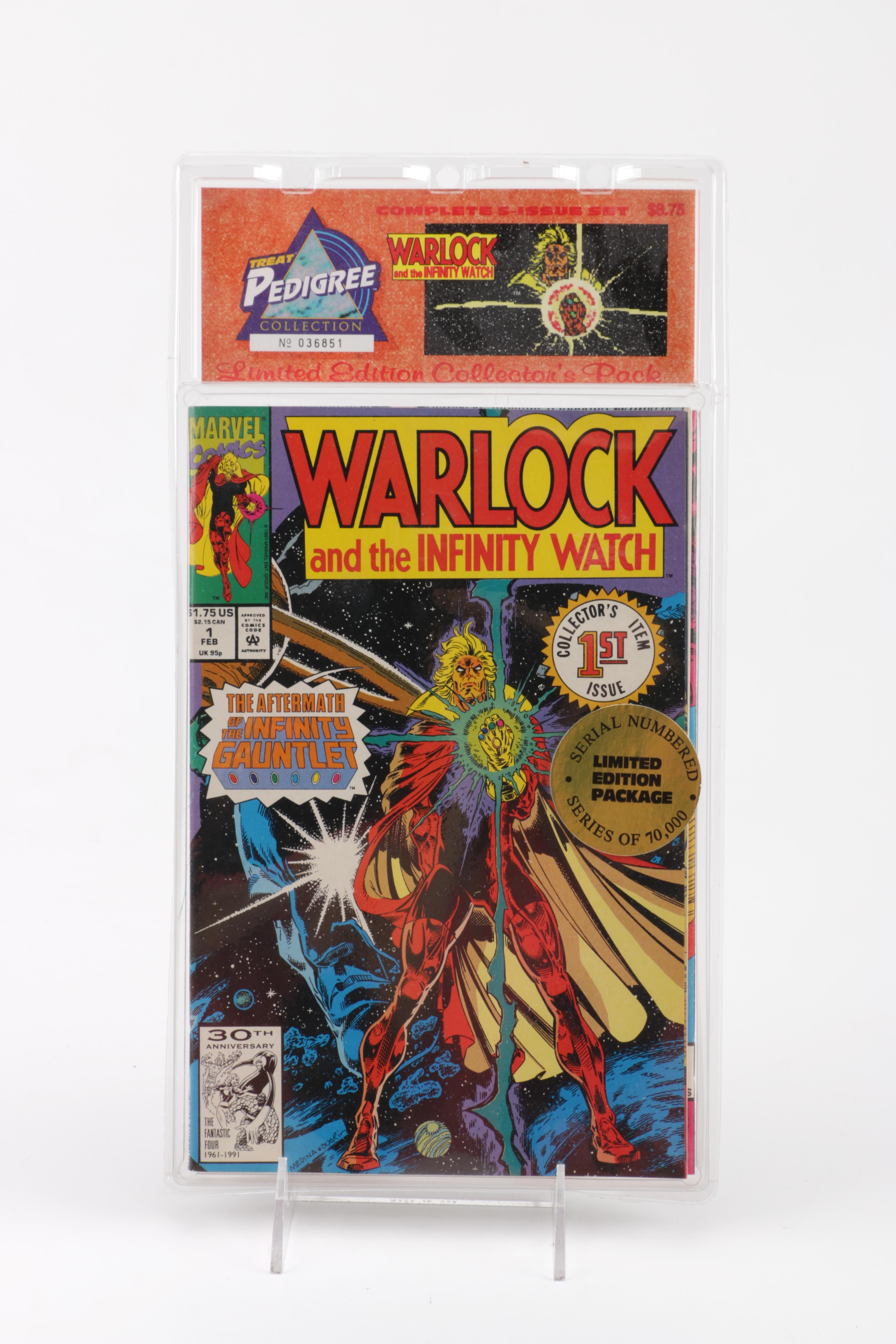 1990s "Superman" and "Warlock and the Infinity Watch" Collector's Sets