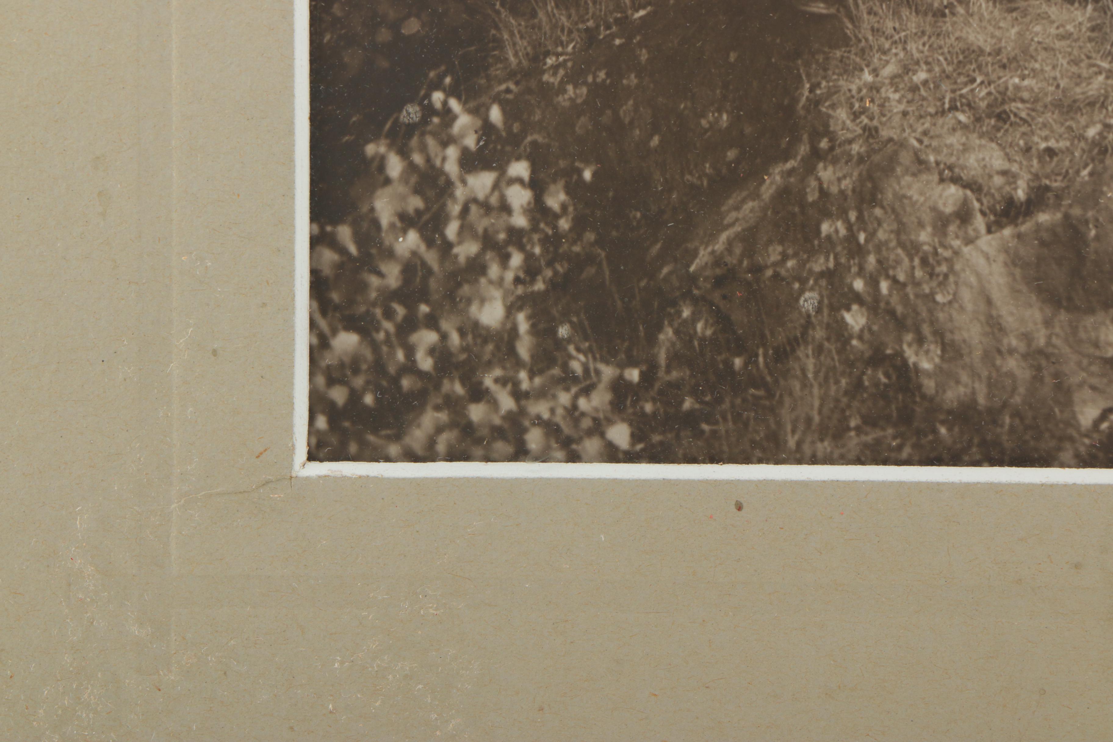 Turn of the Century Photograph of Two Victorian Era Women on a Hike