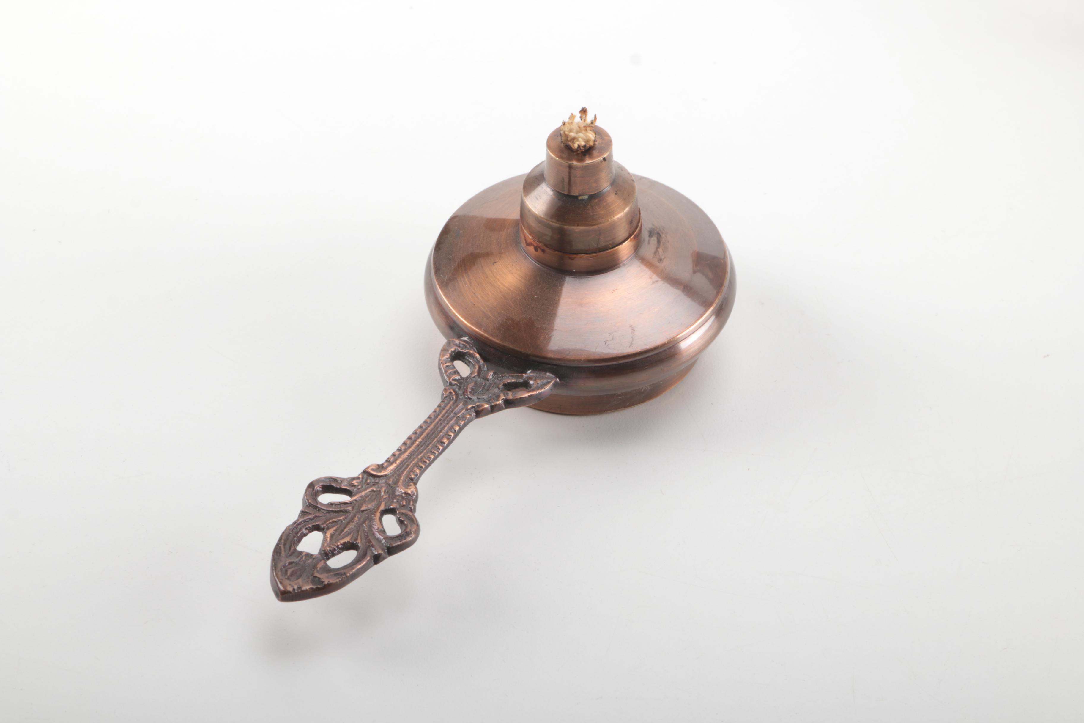 Group of Metal Servingware