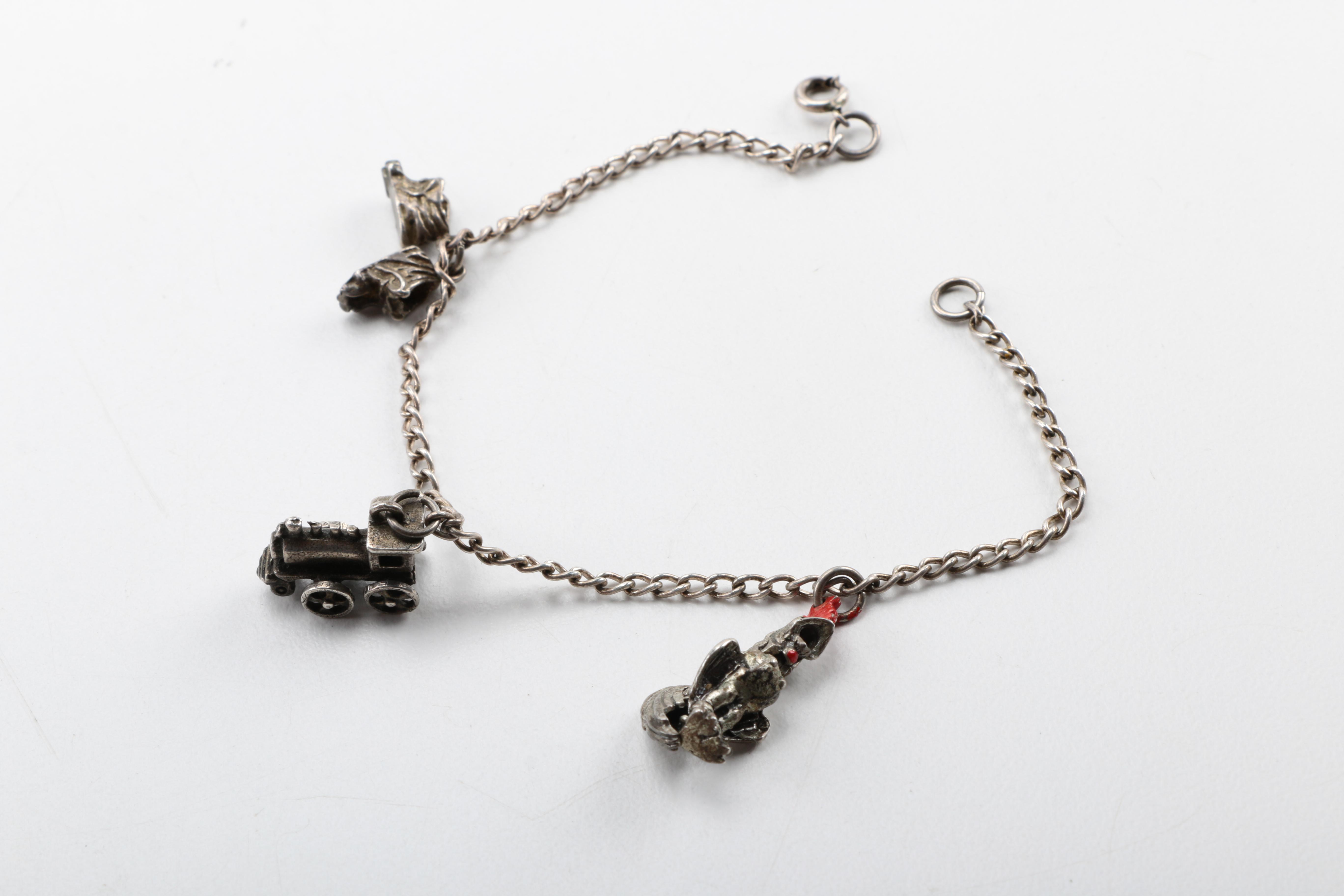 Sterling Silver Charm Bracelets