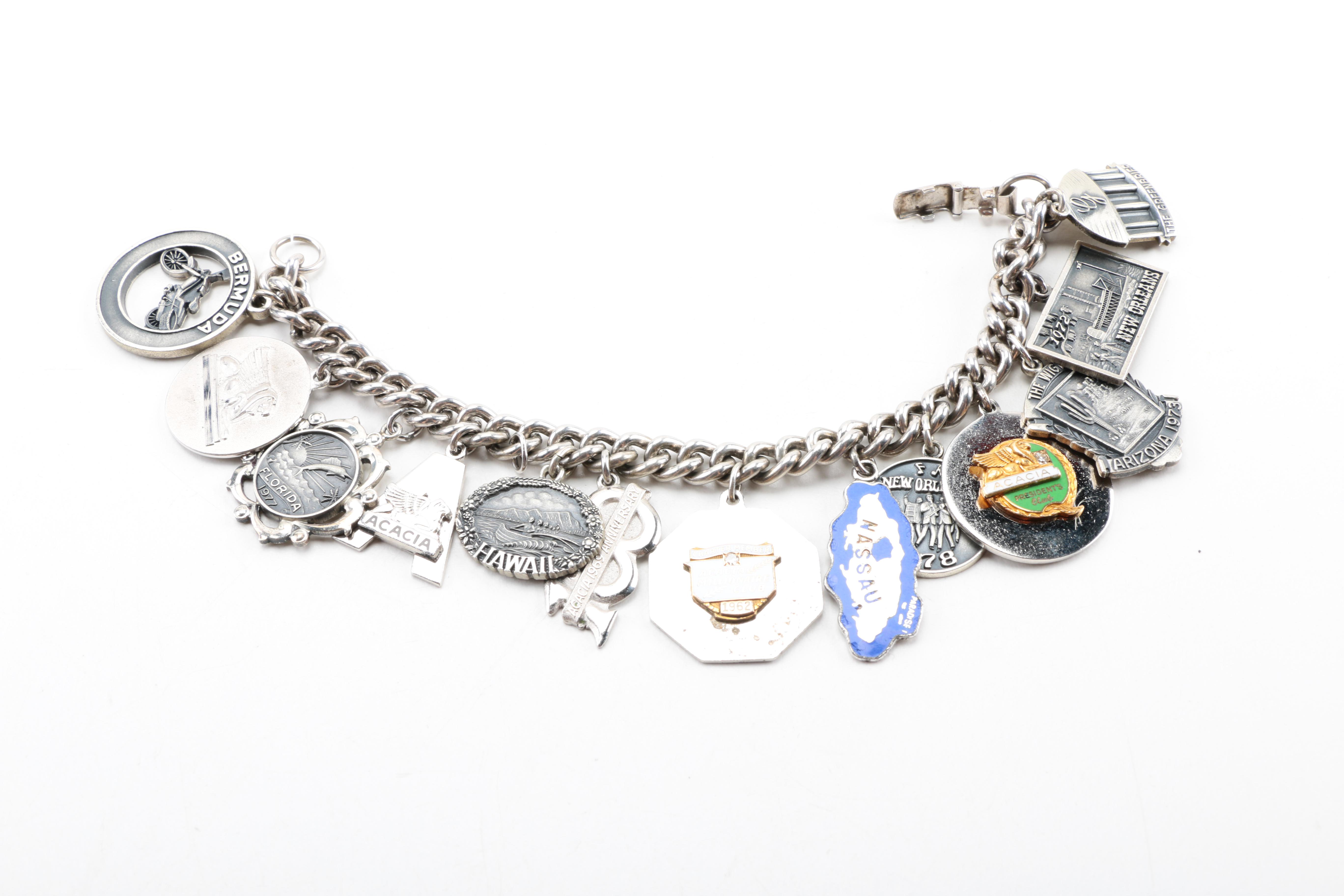 Sterling Silver Charm Bracelets