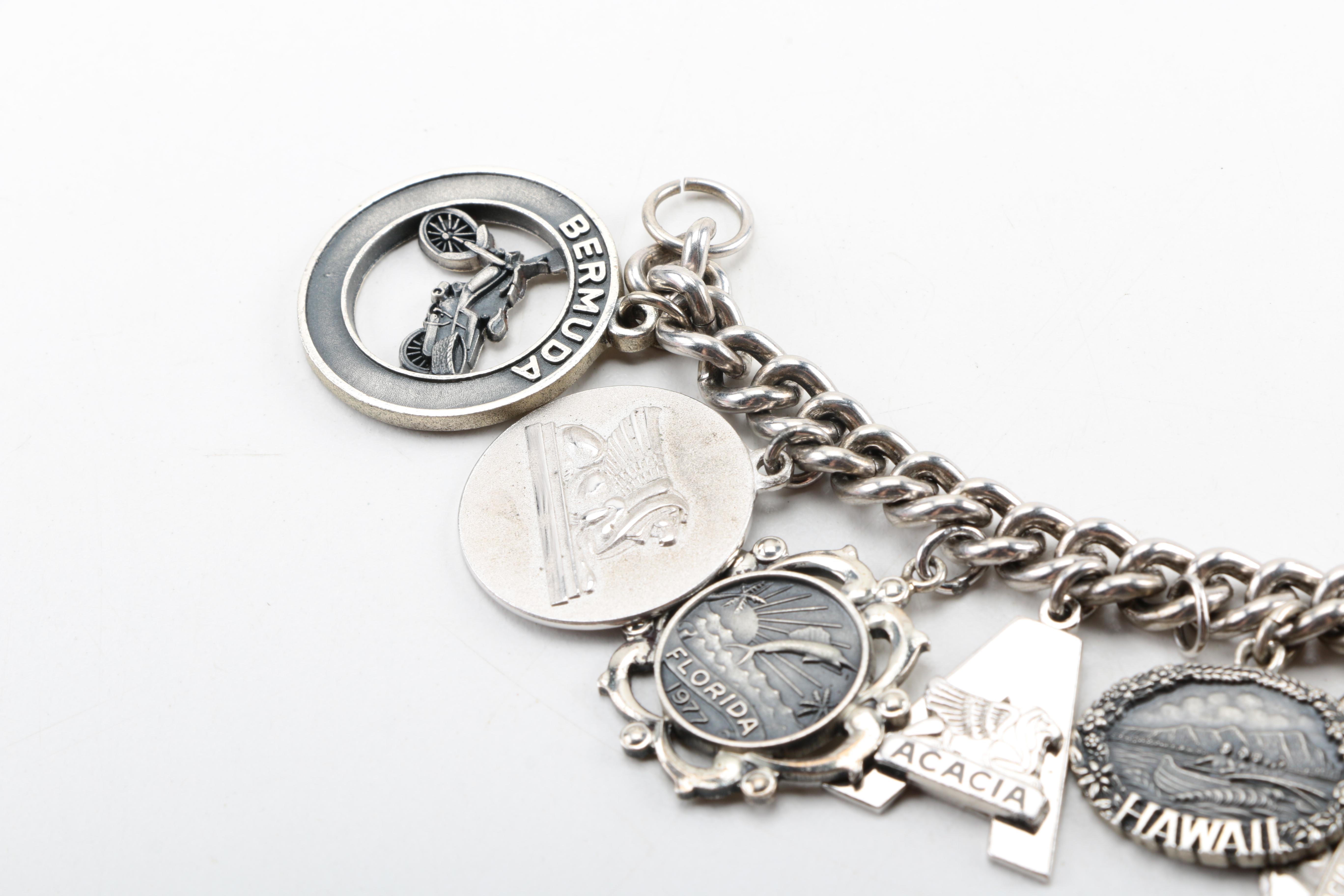 Sterling Silver Charm Bracelets