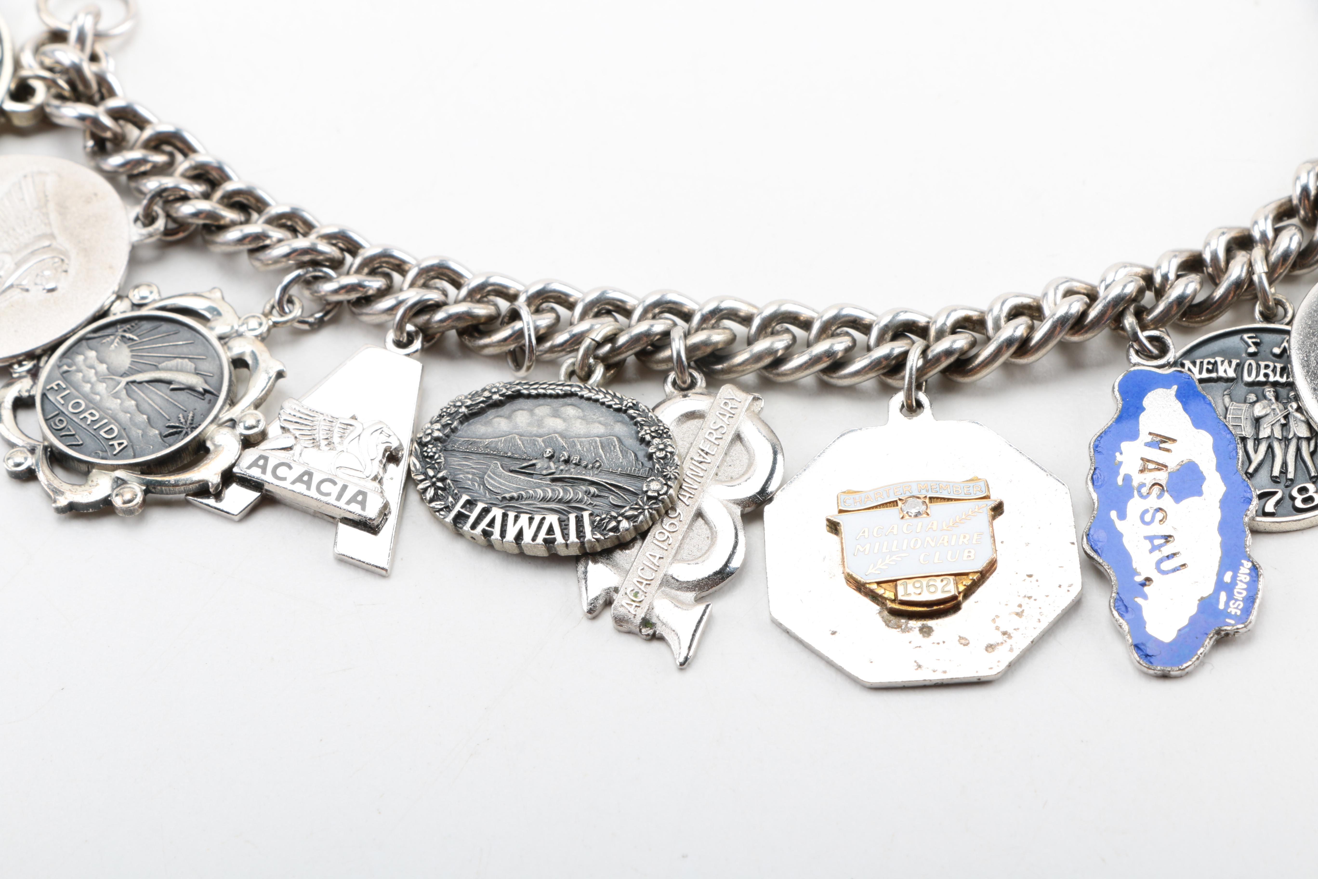 Sterling Silver Charm Bracelets