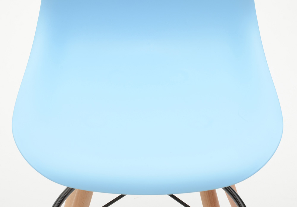 Four Contemporary Shell Bar Stools by Iris