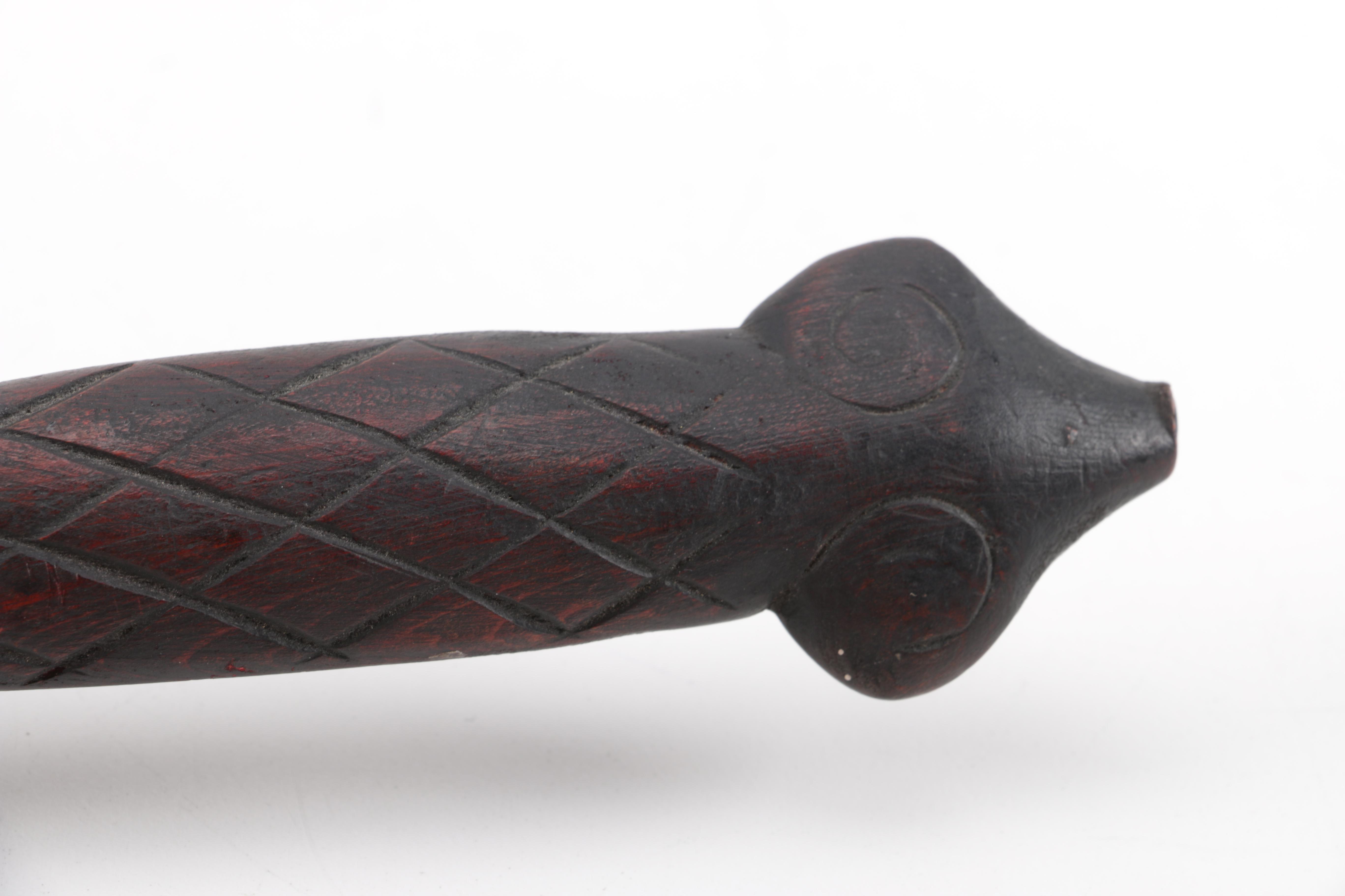 Metal Dagger With Wooden Sheath