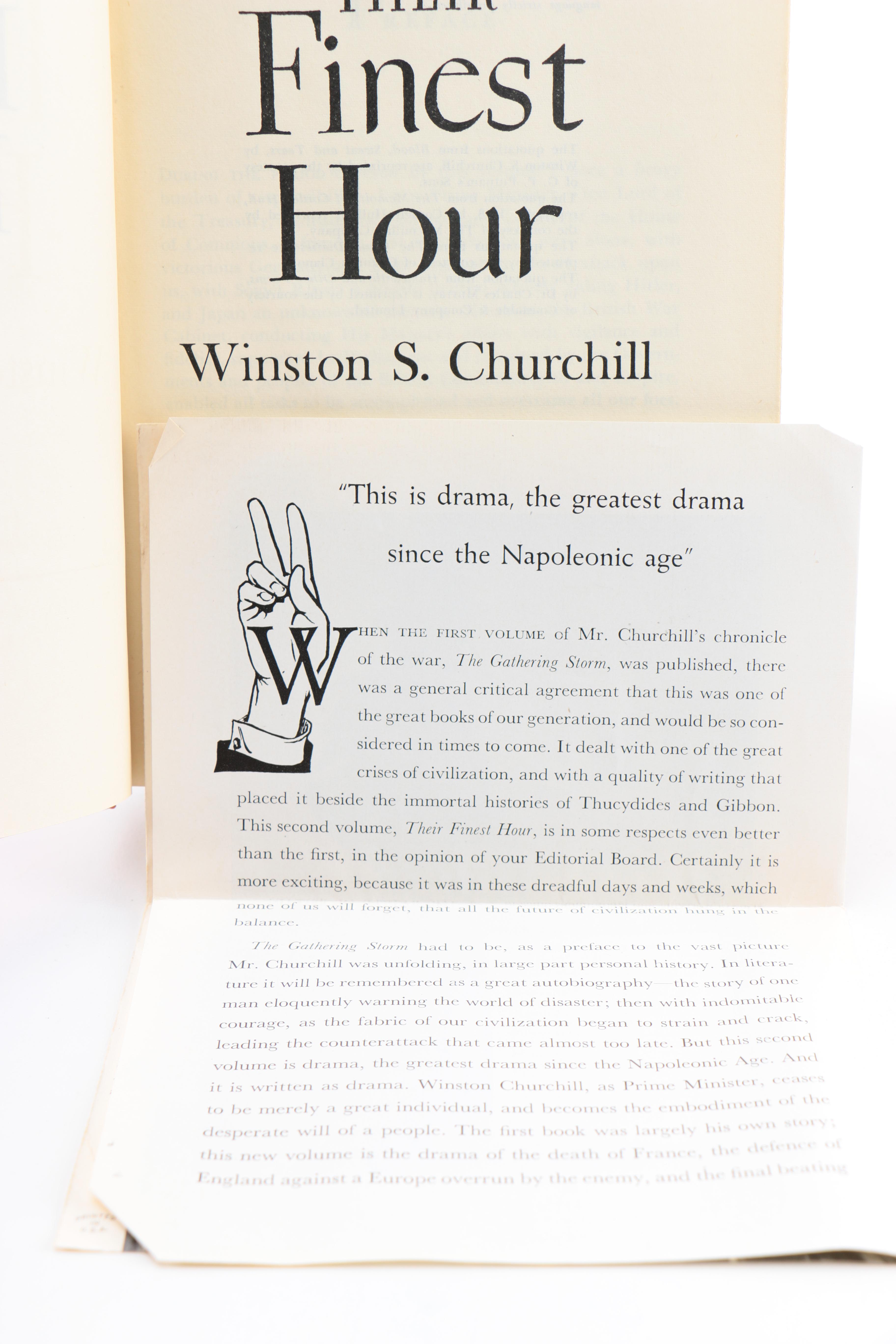 1950s First Edition Complete Set "The Second World War" by Winston Churchill