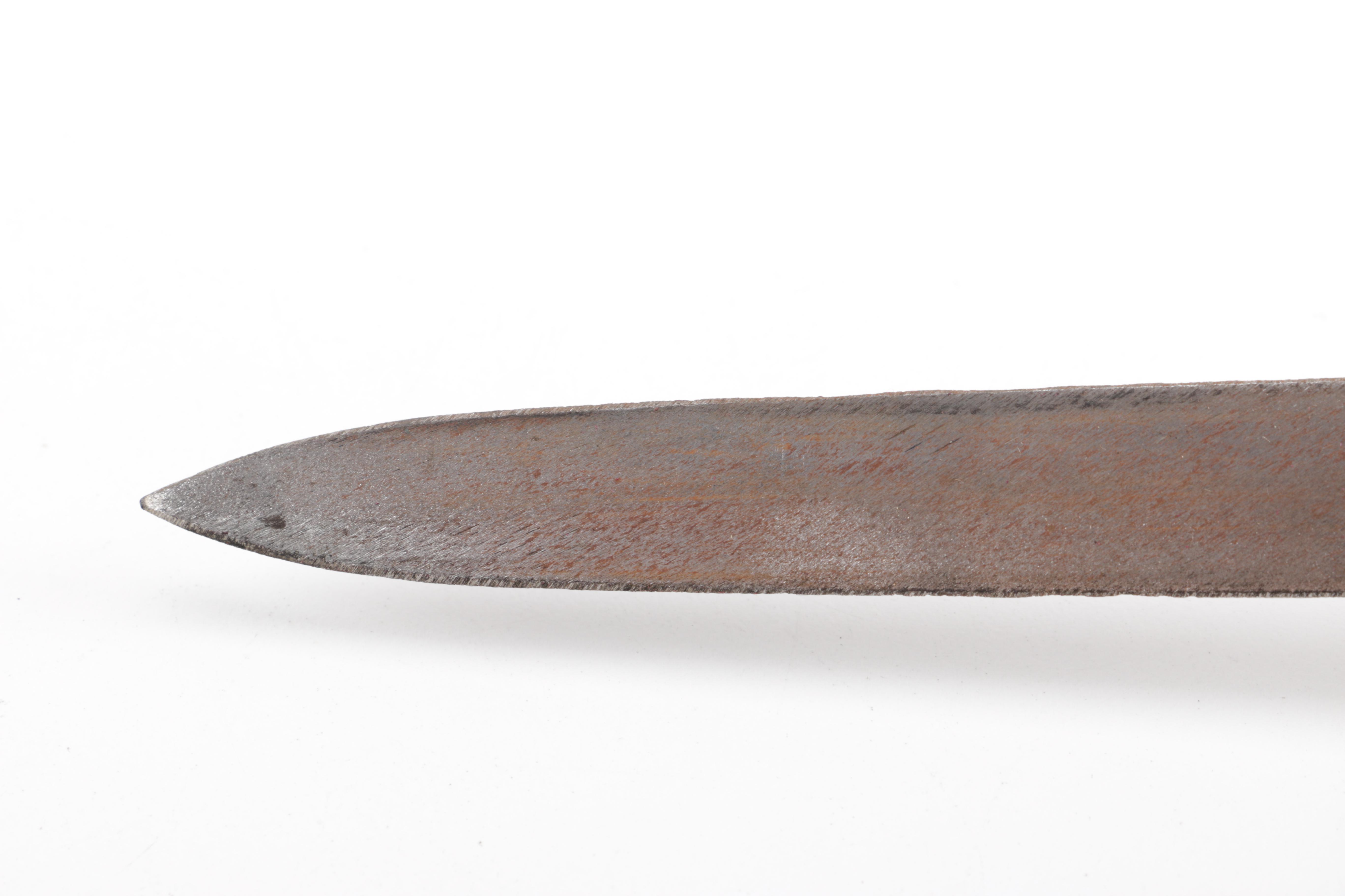 Metal Dagger With Wooden Sheath