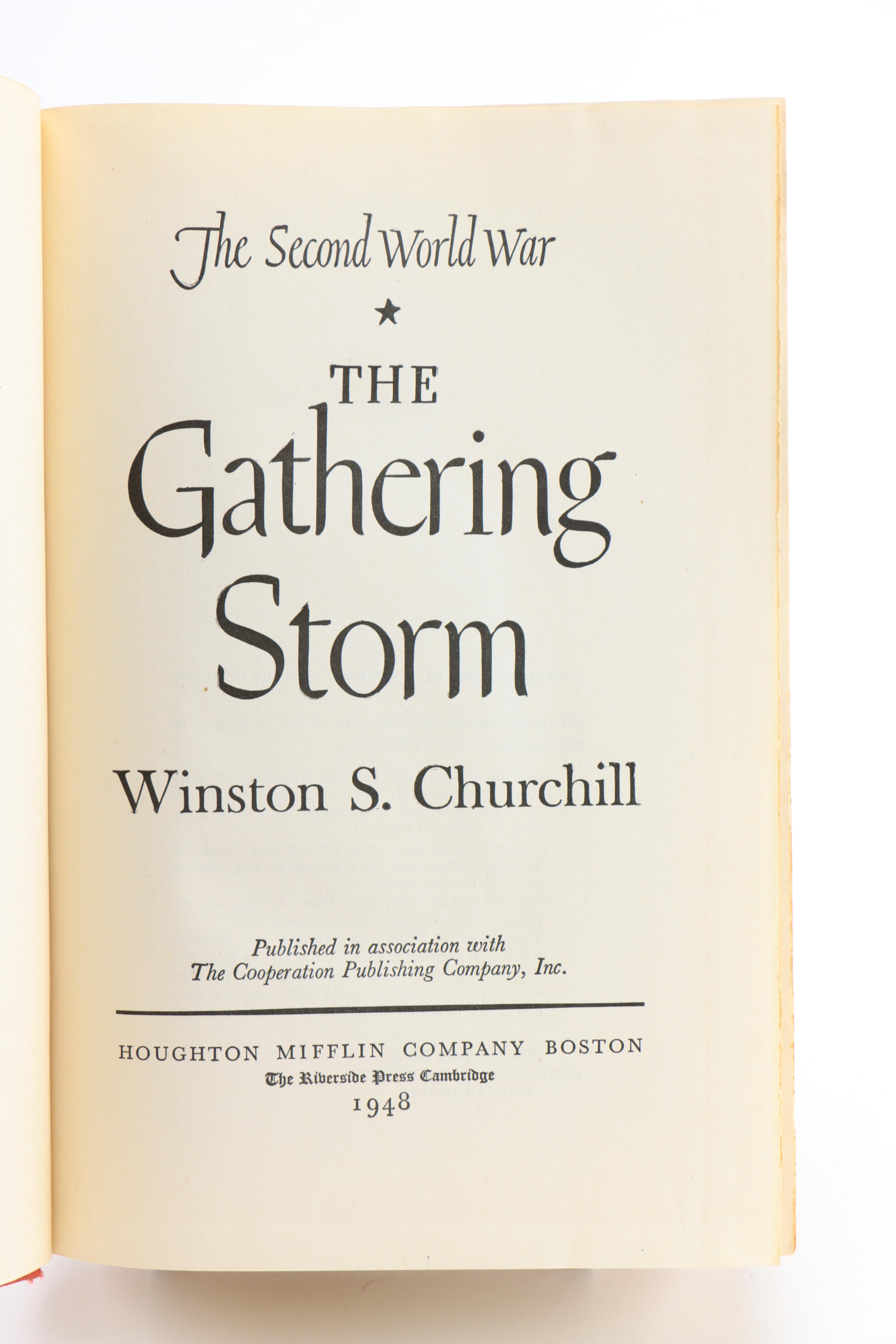 1950s First Edition Complete Set "The Second World War" by Winston Churchill