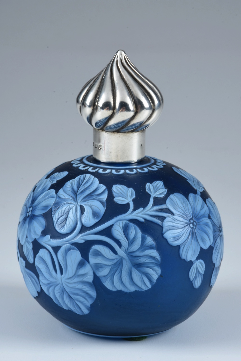 Victorian Thomas Webb Cameo Glass Perfume Bottle