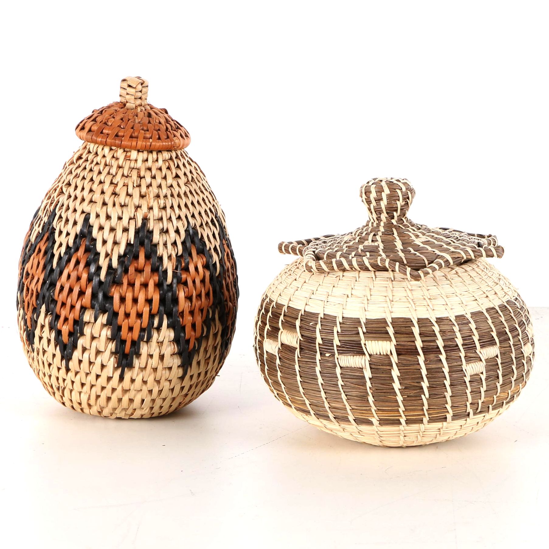Two Woven Baskets