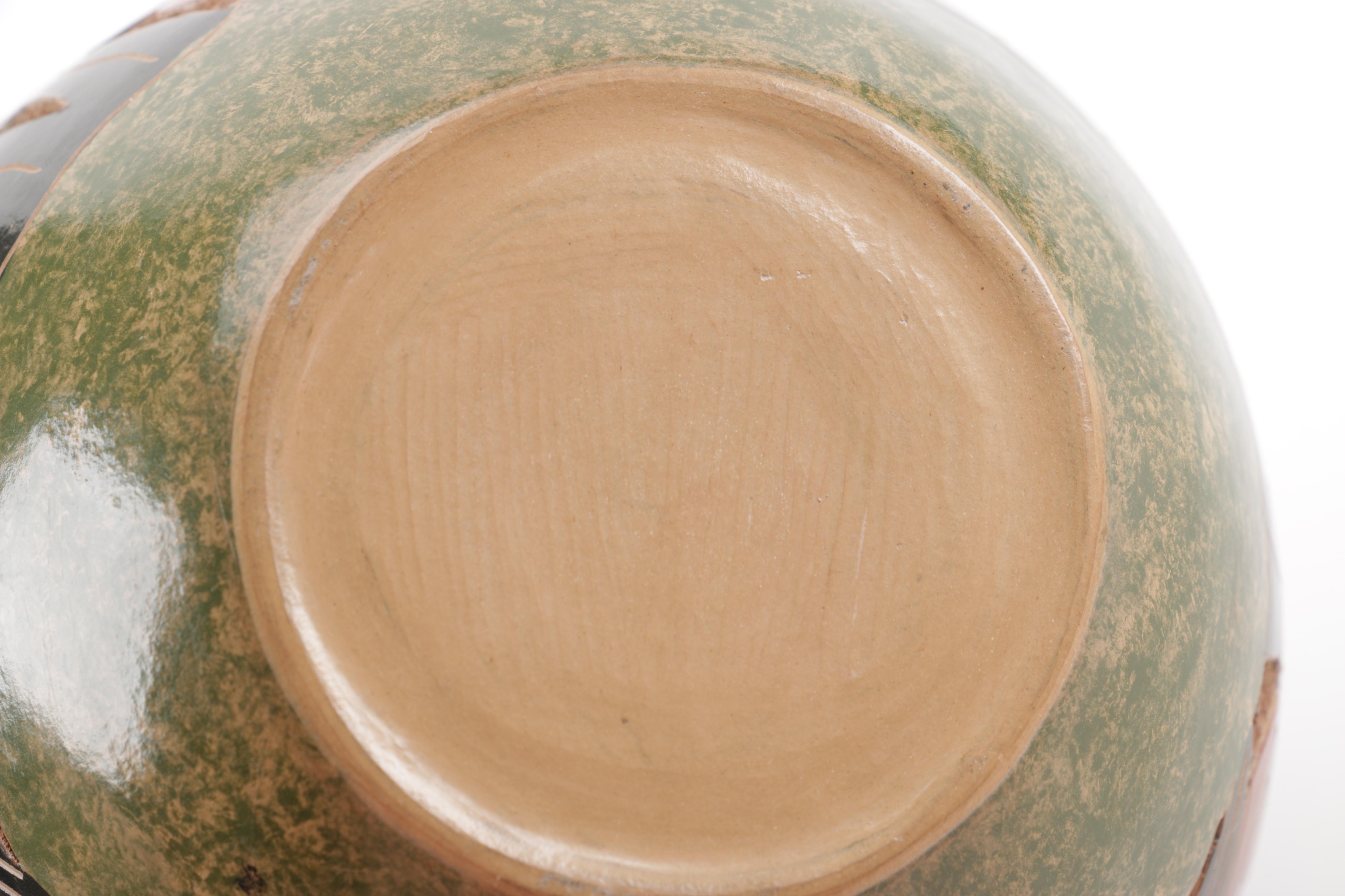 Pair of Handcrafted Stoneware Vases Including Ecuadorian