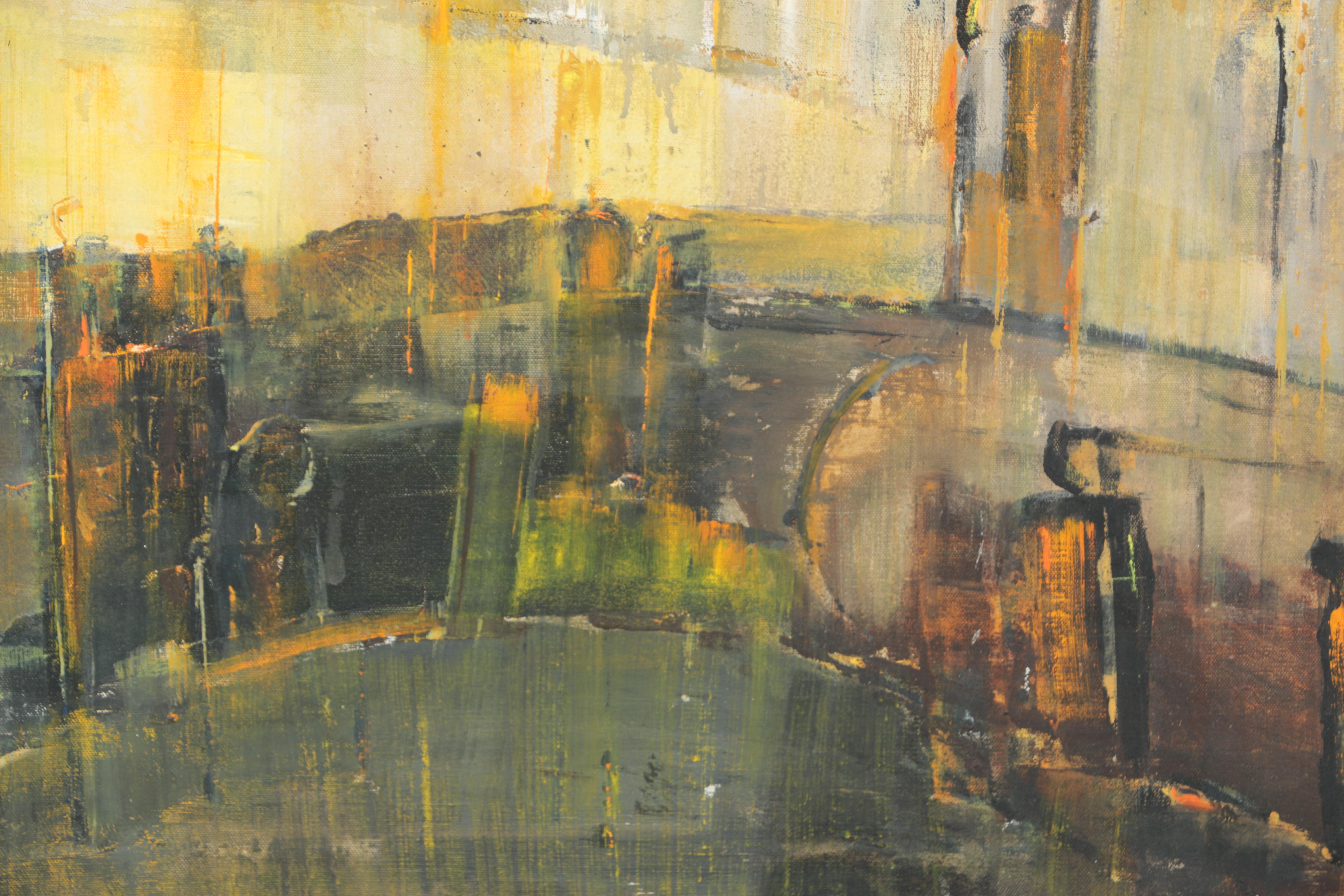 Peggy Holloway Oil Painting on Canvas "Gardens"