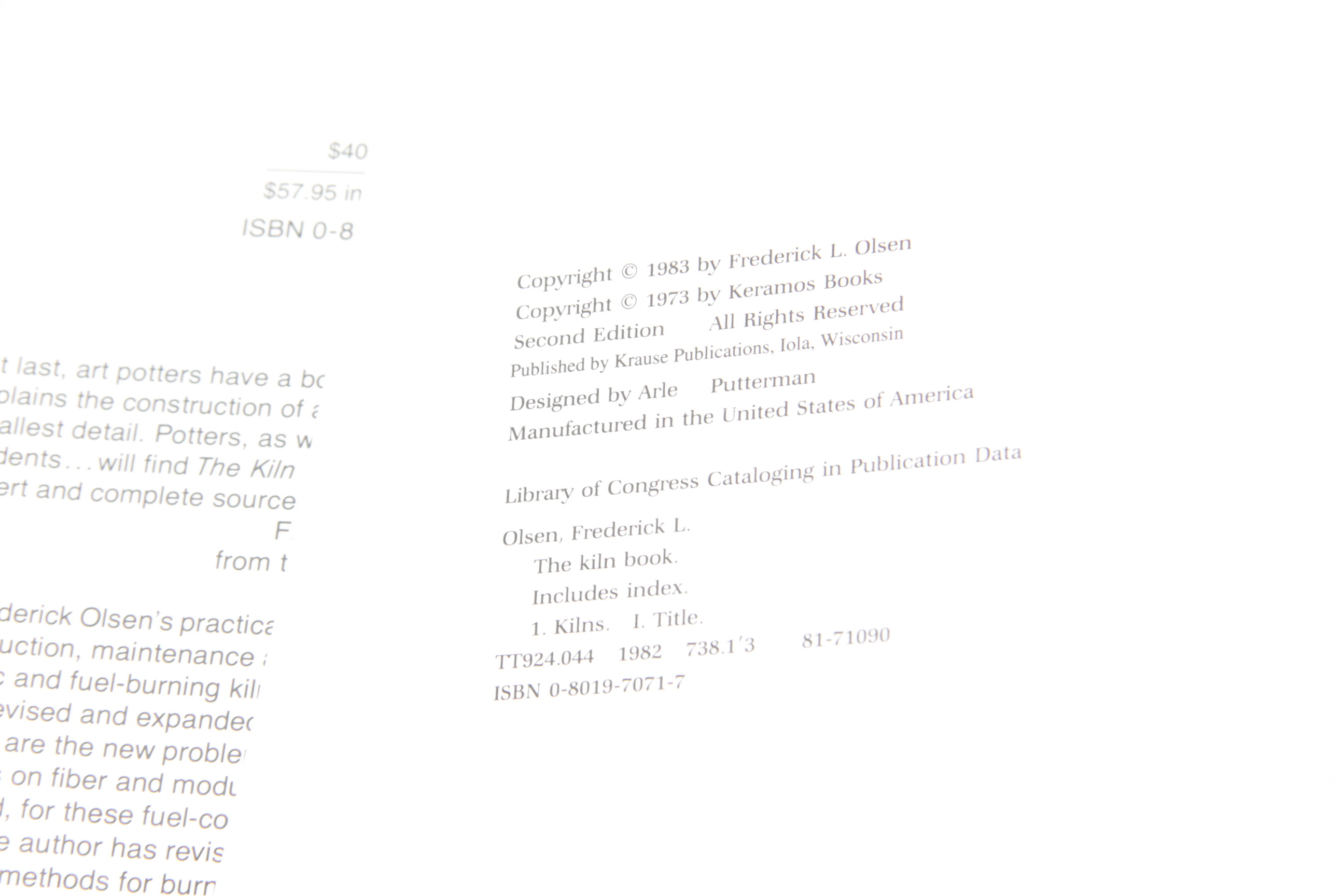 Books on Ceramics and Pottery