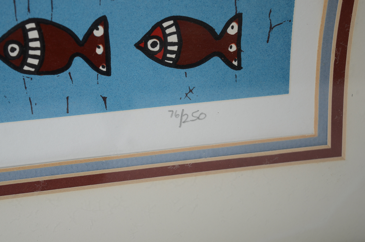 Amos Amit Limited Edition Serigraph "Fish Market"