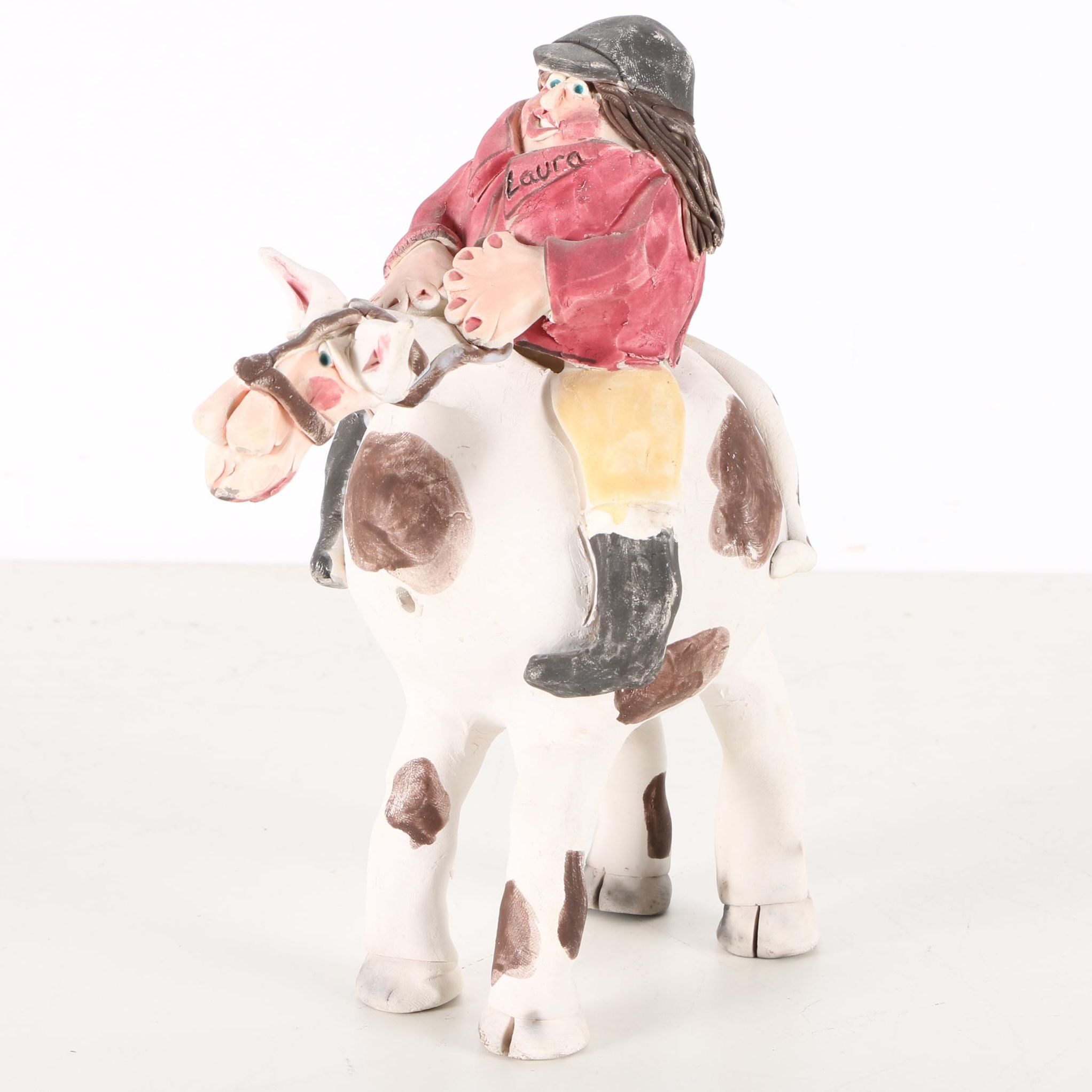 Chris Moses "Laura" Clay Figurine