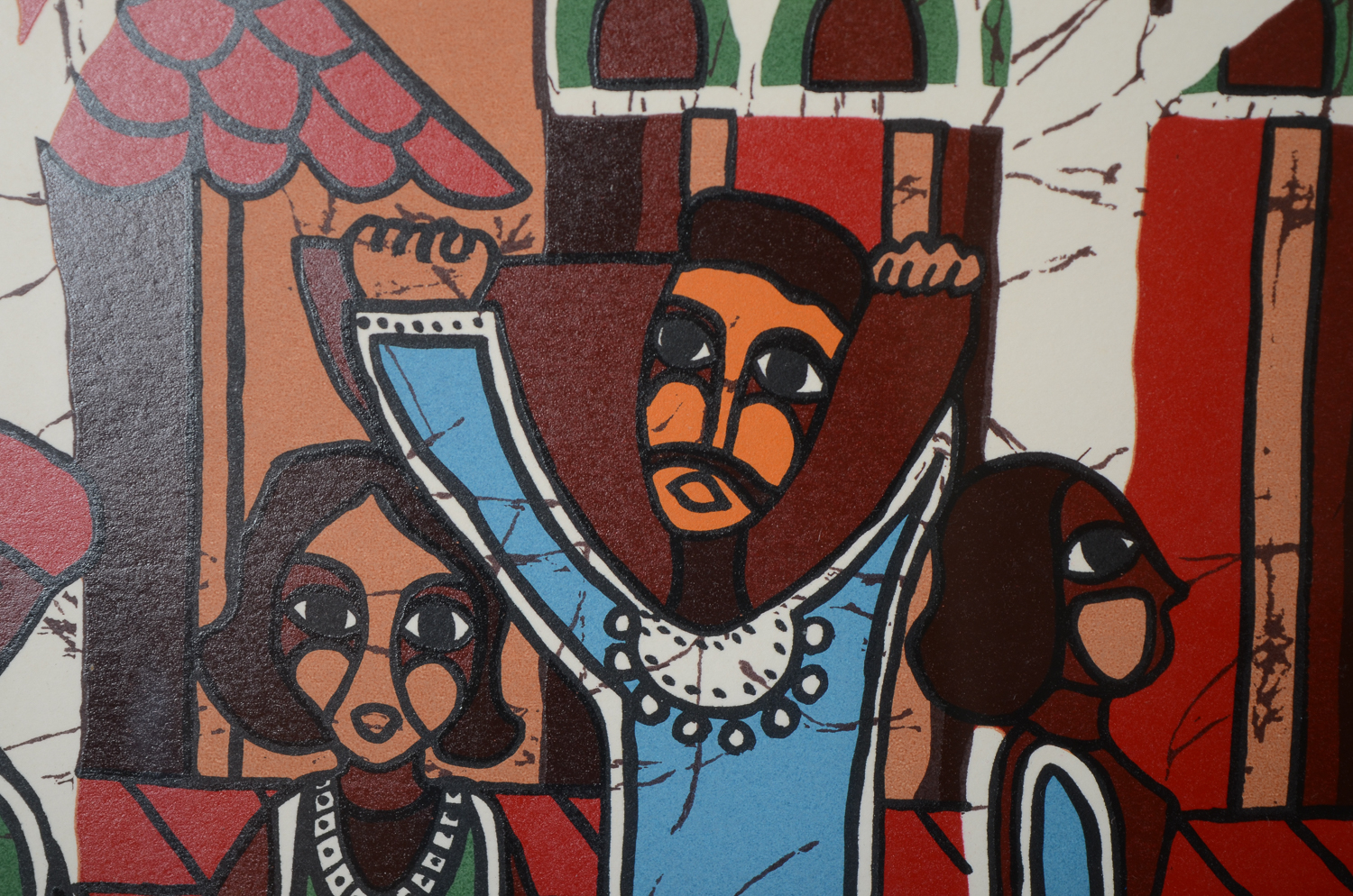 Amos Amit Limited Edition Serigraph "Fish Market"