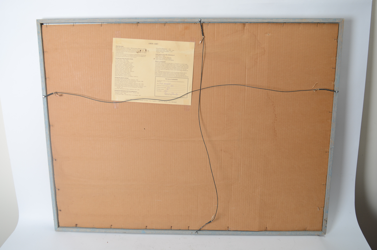 Amos Amit Limited Edition Serigraph "Fish Market"