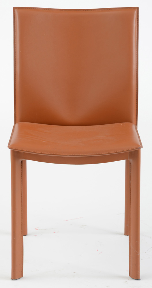 Rigid Leather Side Chair