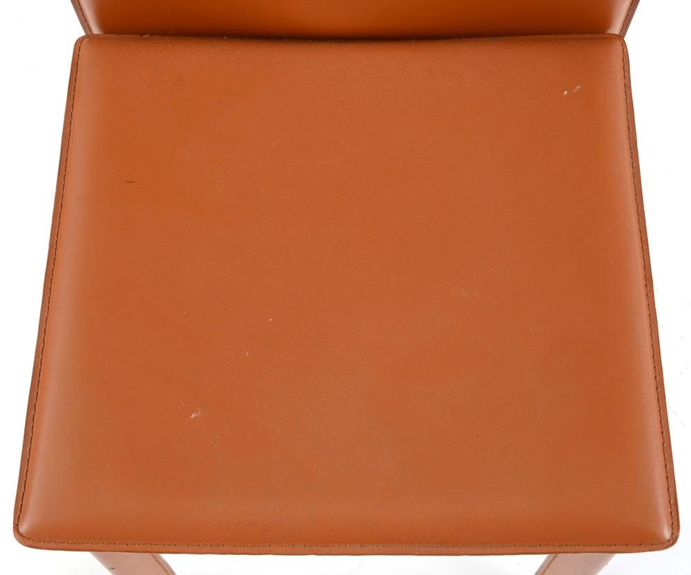 Rigid Leather Side Chair