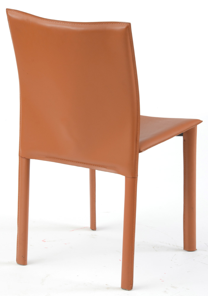 Rigid Leather Side Chair