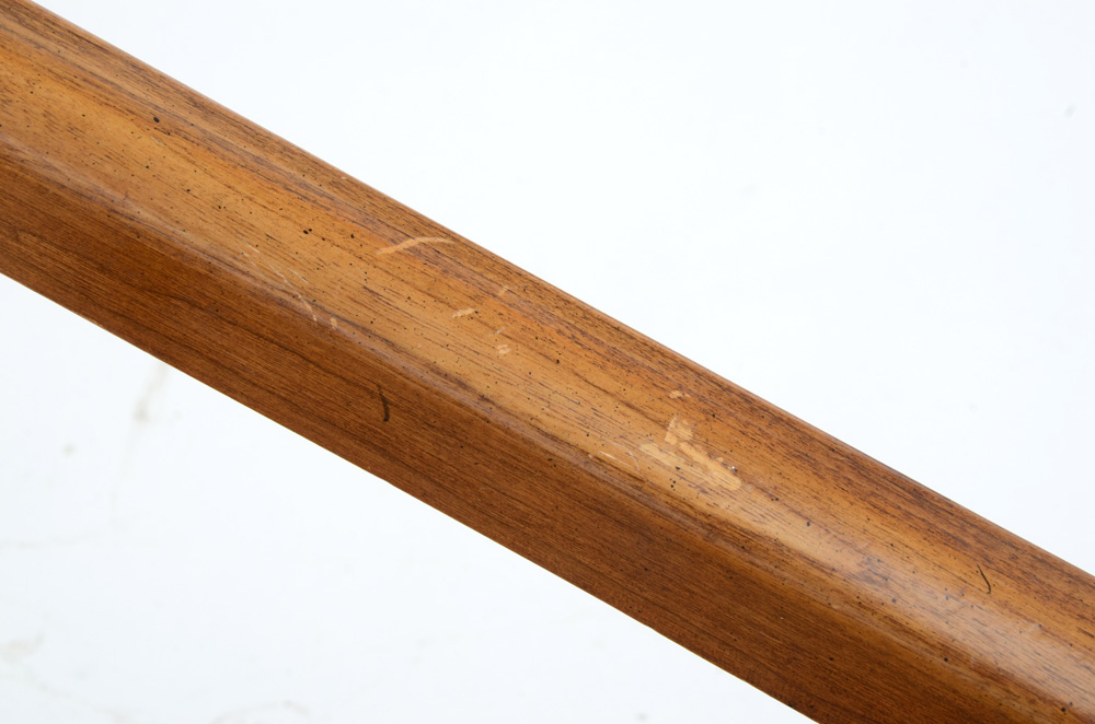 Pair of Walnut Caned Arm Chairs