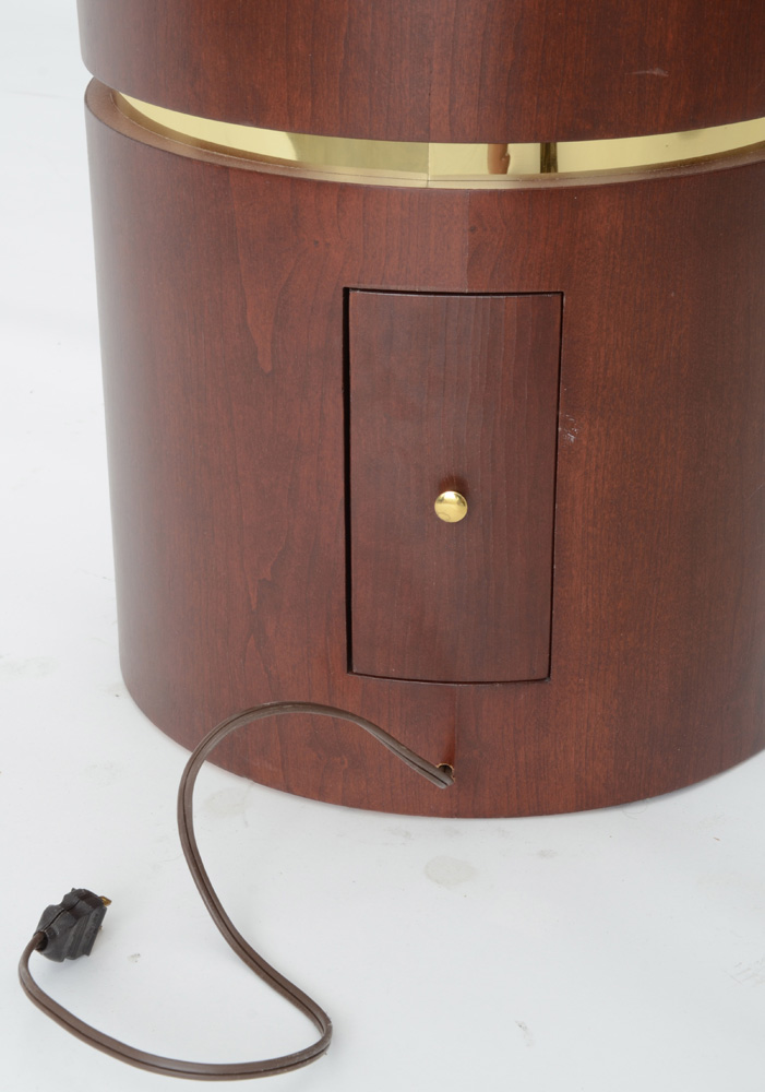 Custom Contemporary Style Lighted Art Pedestal