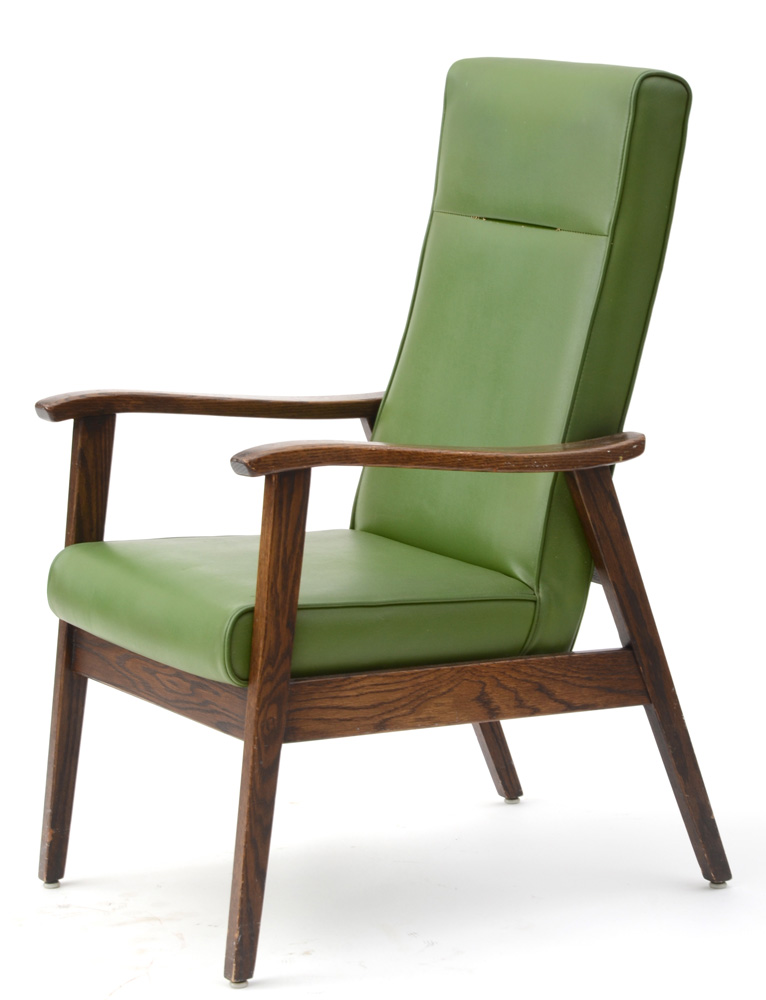 Mid Century Modern Oak Arm Chairs