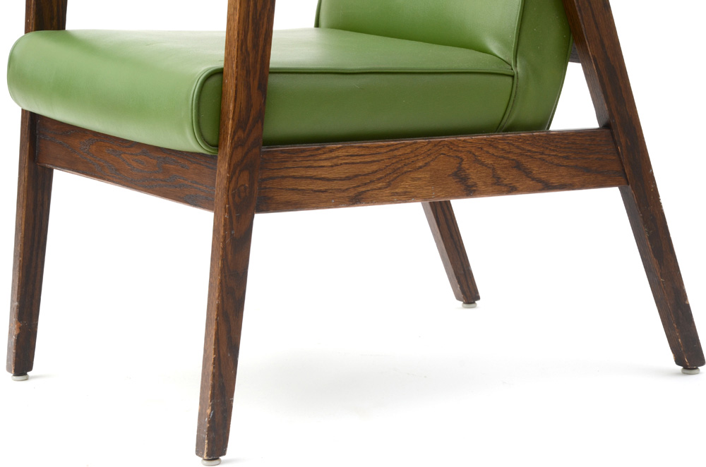 Mid Century Modern Oak Arm Chairs