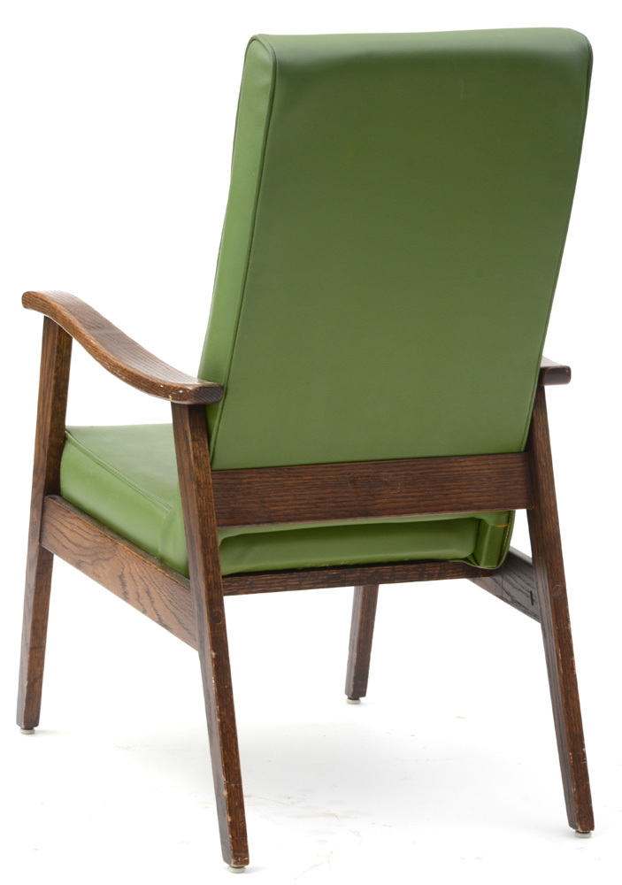 Mid Century Modern Oak Arm Chairs