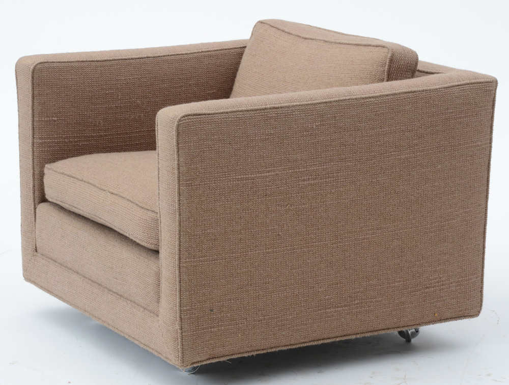 Mid Century Modern Cube Club Chair